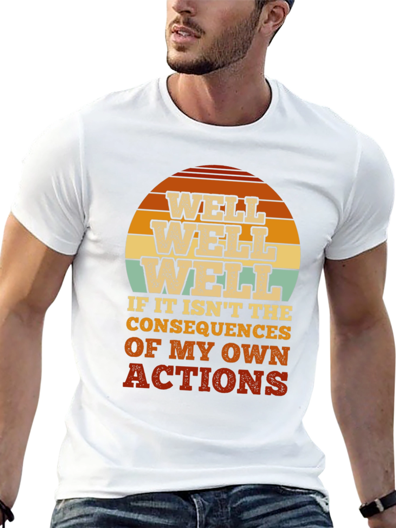 Well Well Well Mens Graphic T-Shirt - Consequences Tee