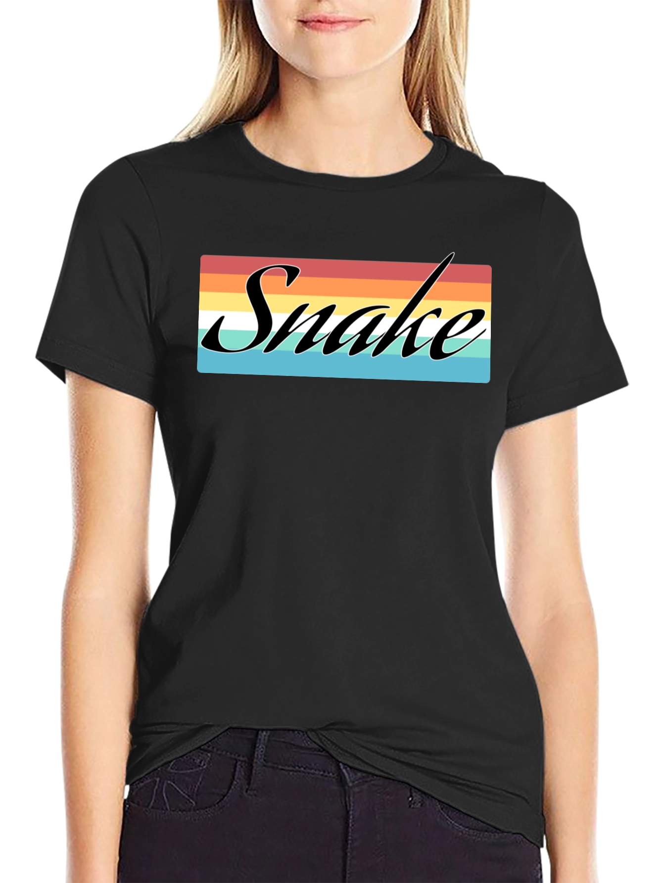 Retro Snake T-Shirt - Classic Design