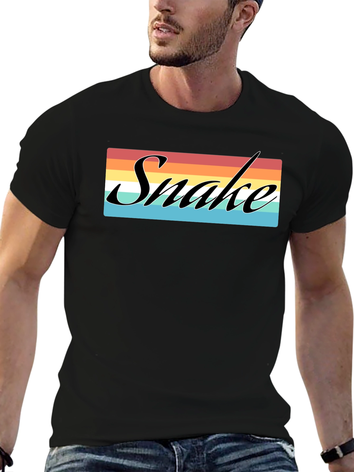 Retro Snake T-Shirt - Classic Design