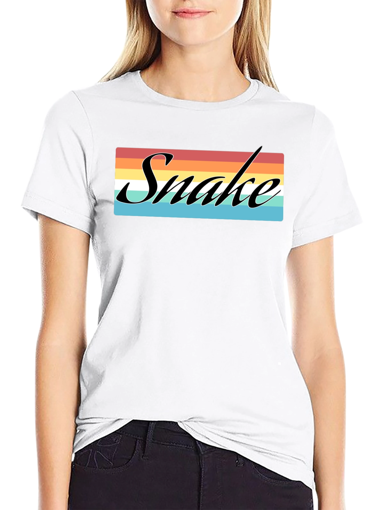 Retro Snake T-Shirt - Classic Design