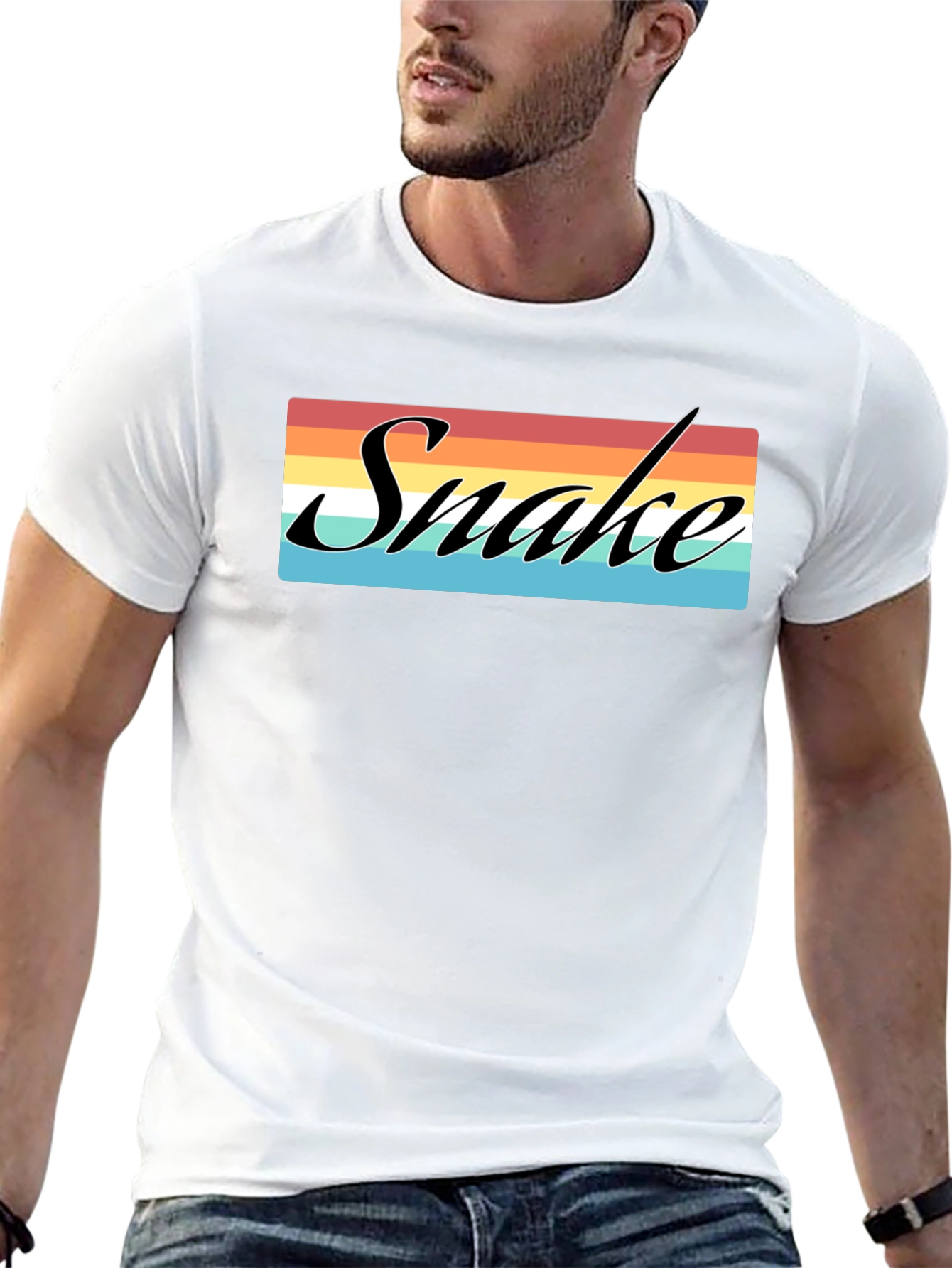 Retro Snake T-Shirt - Classic Design