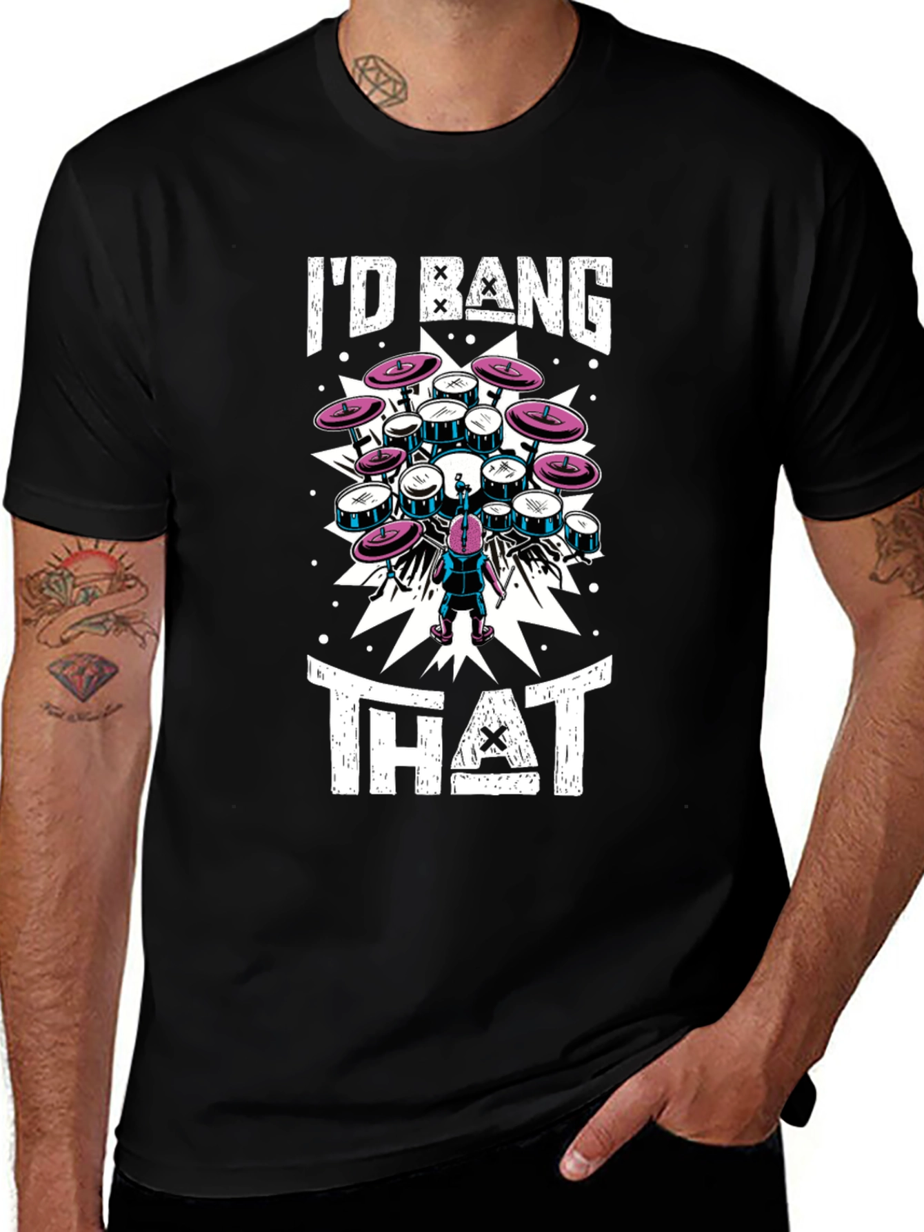 Id Bang That Drum Set T-Shirt