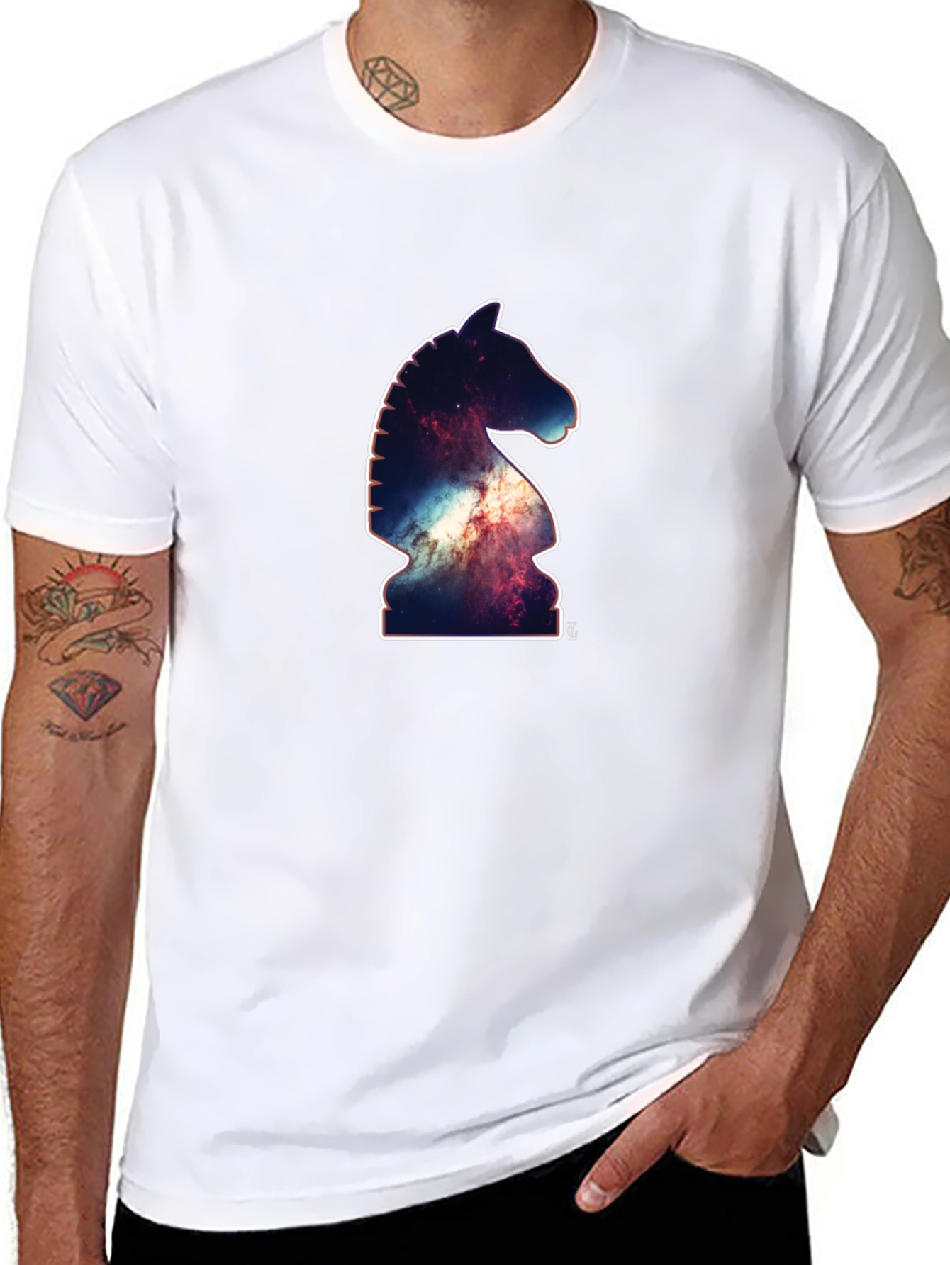Galaxy Knight T-Shirt - Black