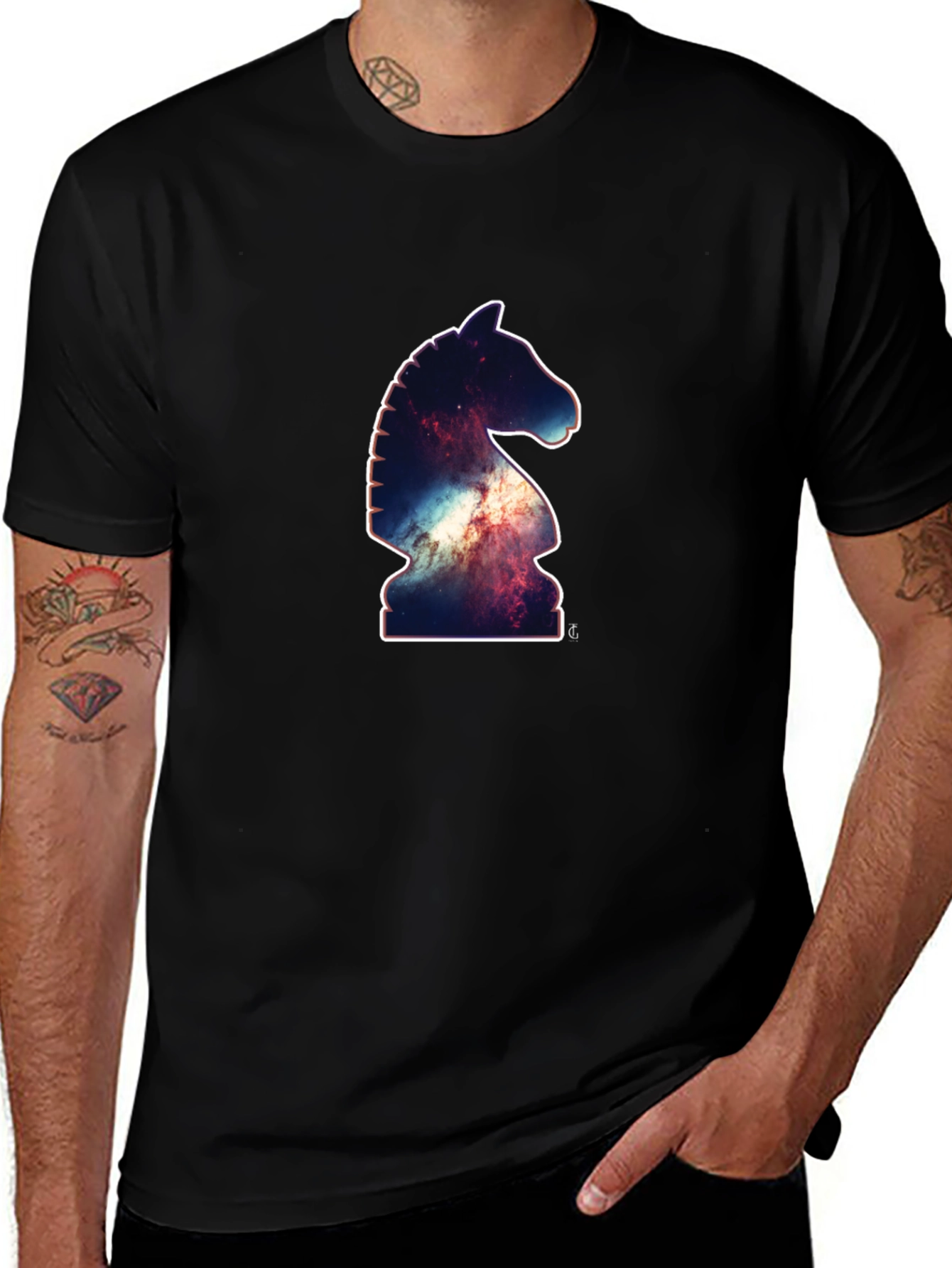 Galaxy Knight T-Shirt - Black