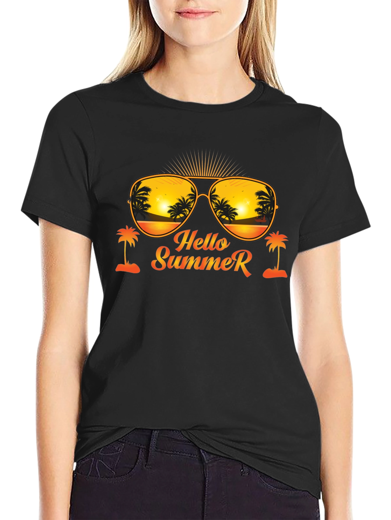 Hello Summer Graphic Tee - Vacation Vibes