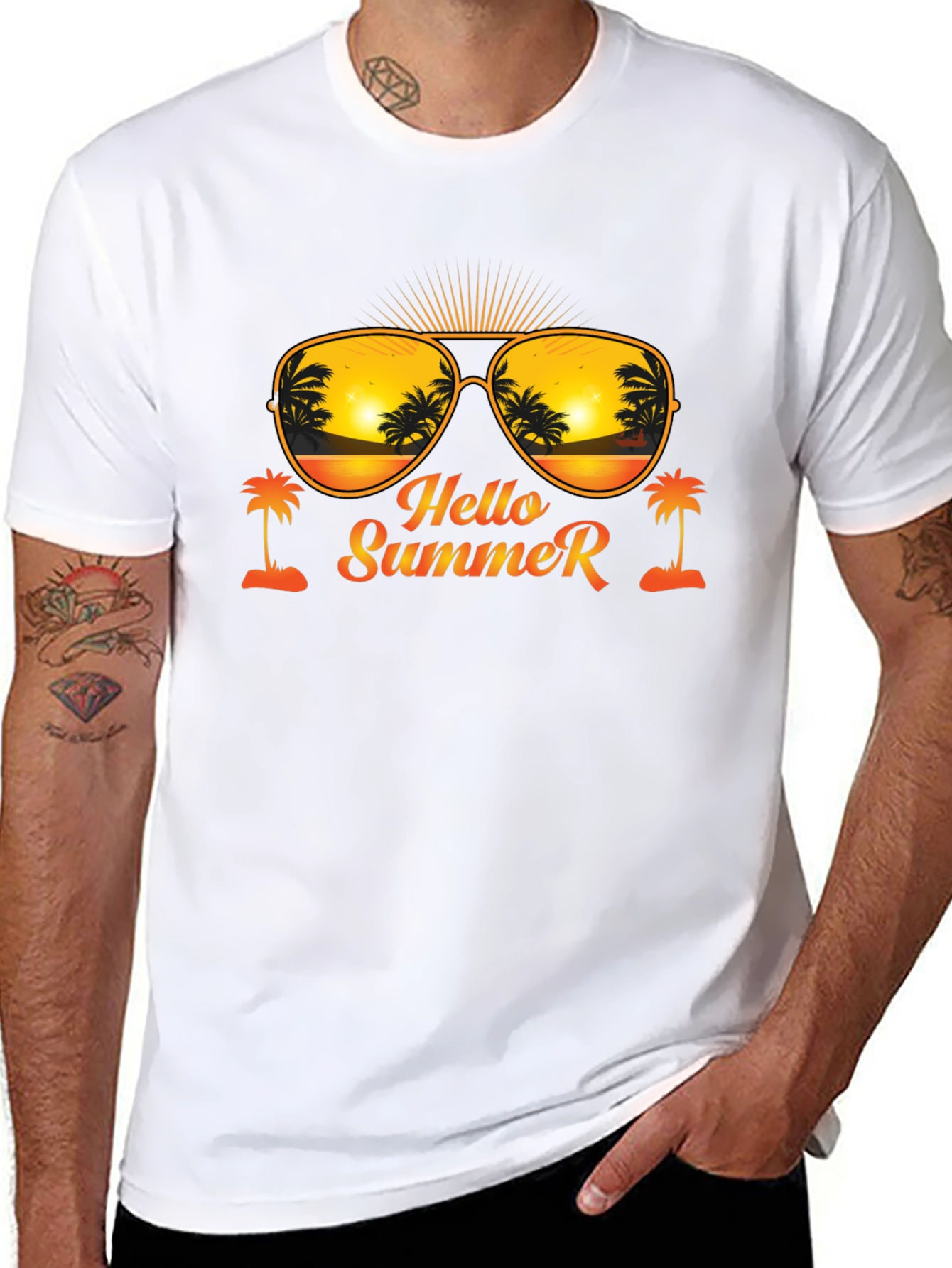 Hello Summer Graphic Tee - Vacation Vibes
