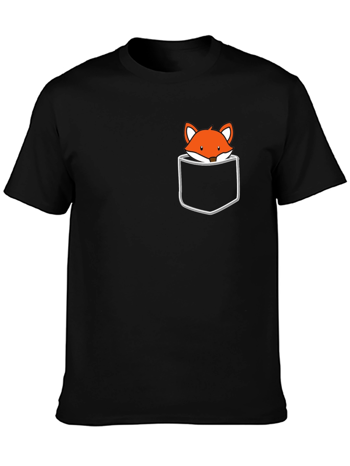 Fox Pocket T-Shirt - Cute & Casual Style