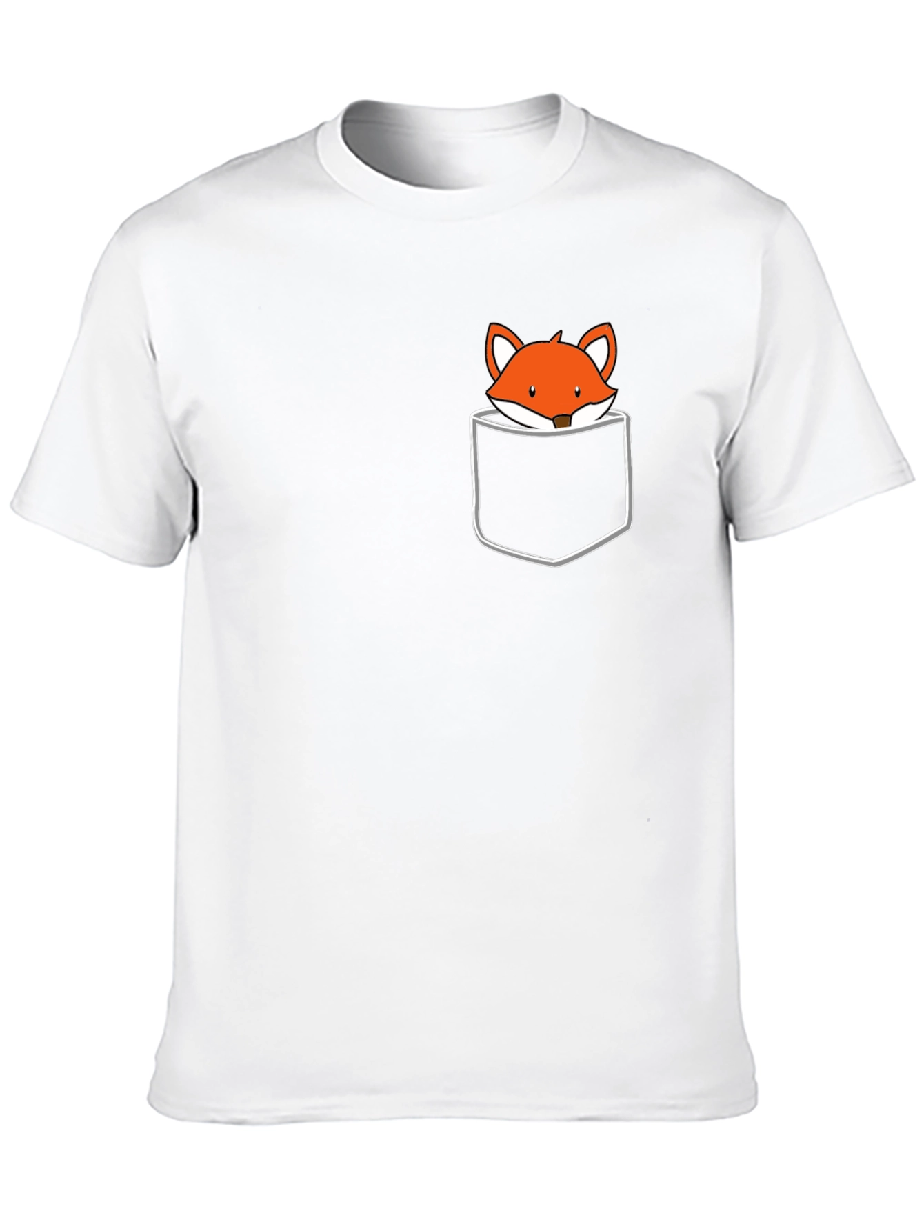 Fox Pocket T-Shirt - Cute & Casual Style