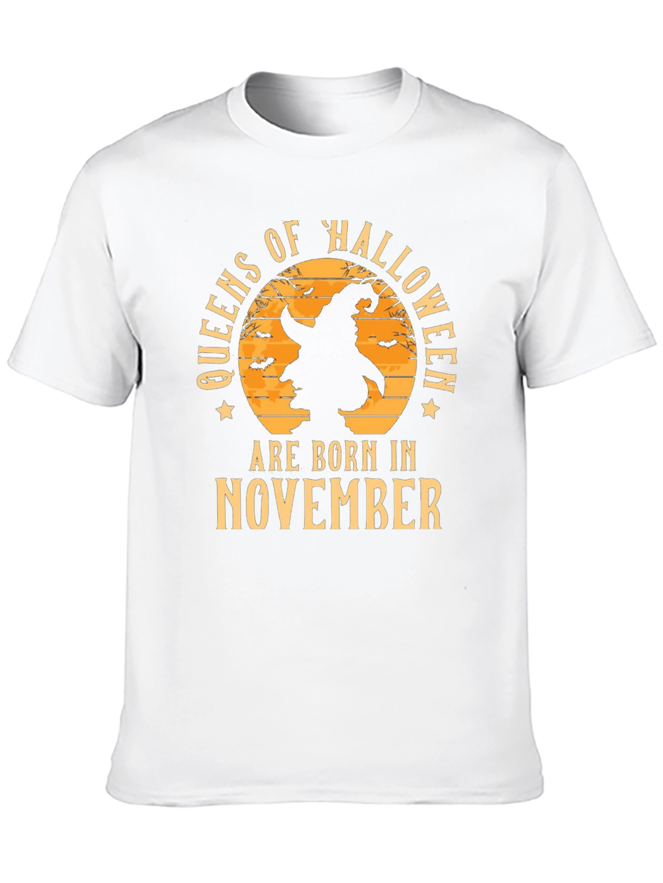 Queens of Halloween Born in November T-Shirt