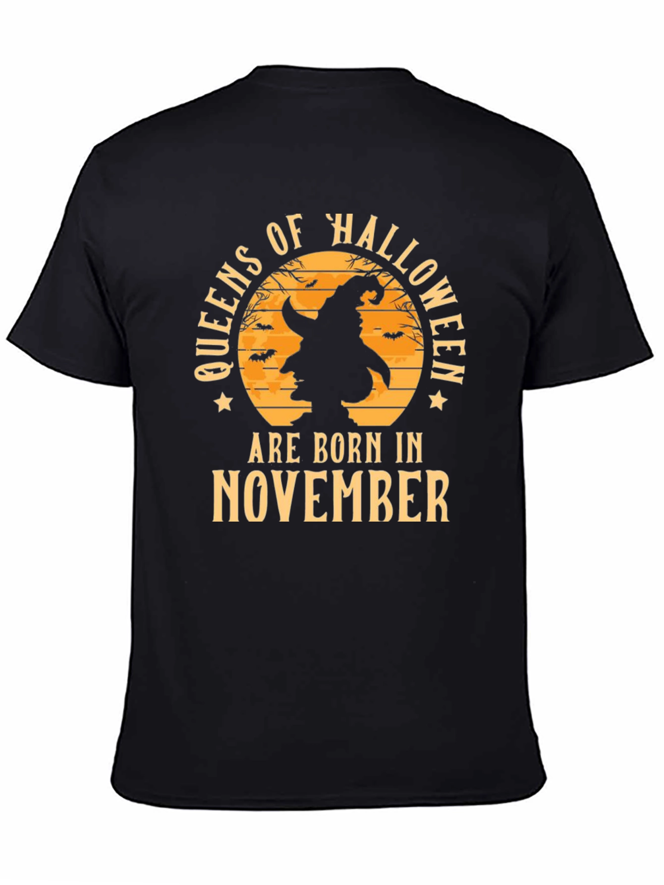 Queens of Halloween Born in November T-Shirt