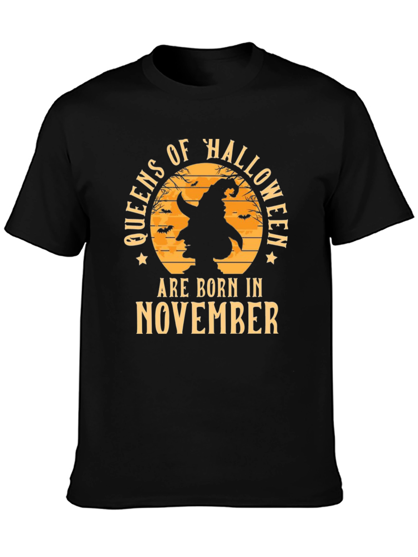 Queens of Halloween Born in November T-Shirt