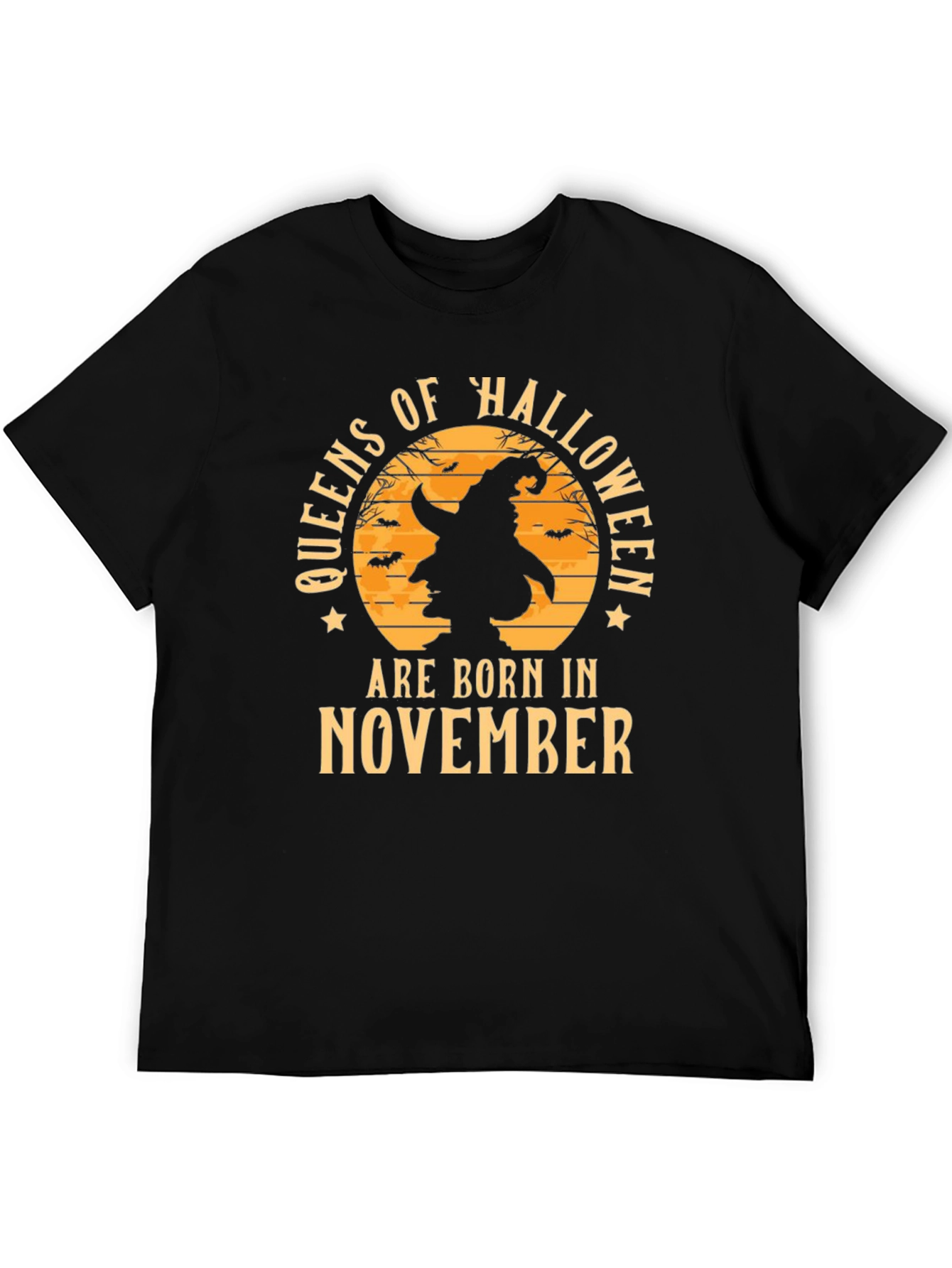 Queens of Halloween Born in November T-Shirt