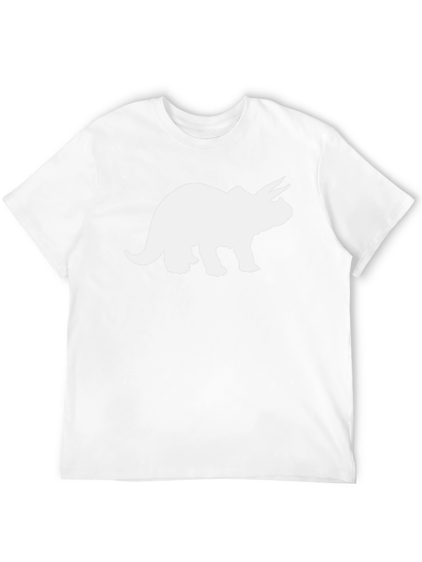 Triceratops Silhouette Graphic T-Shirt