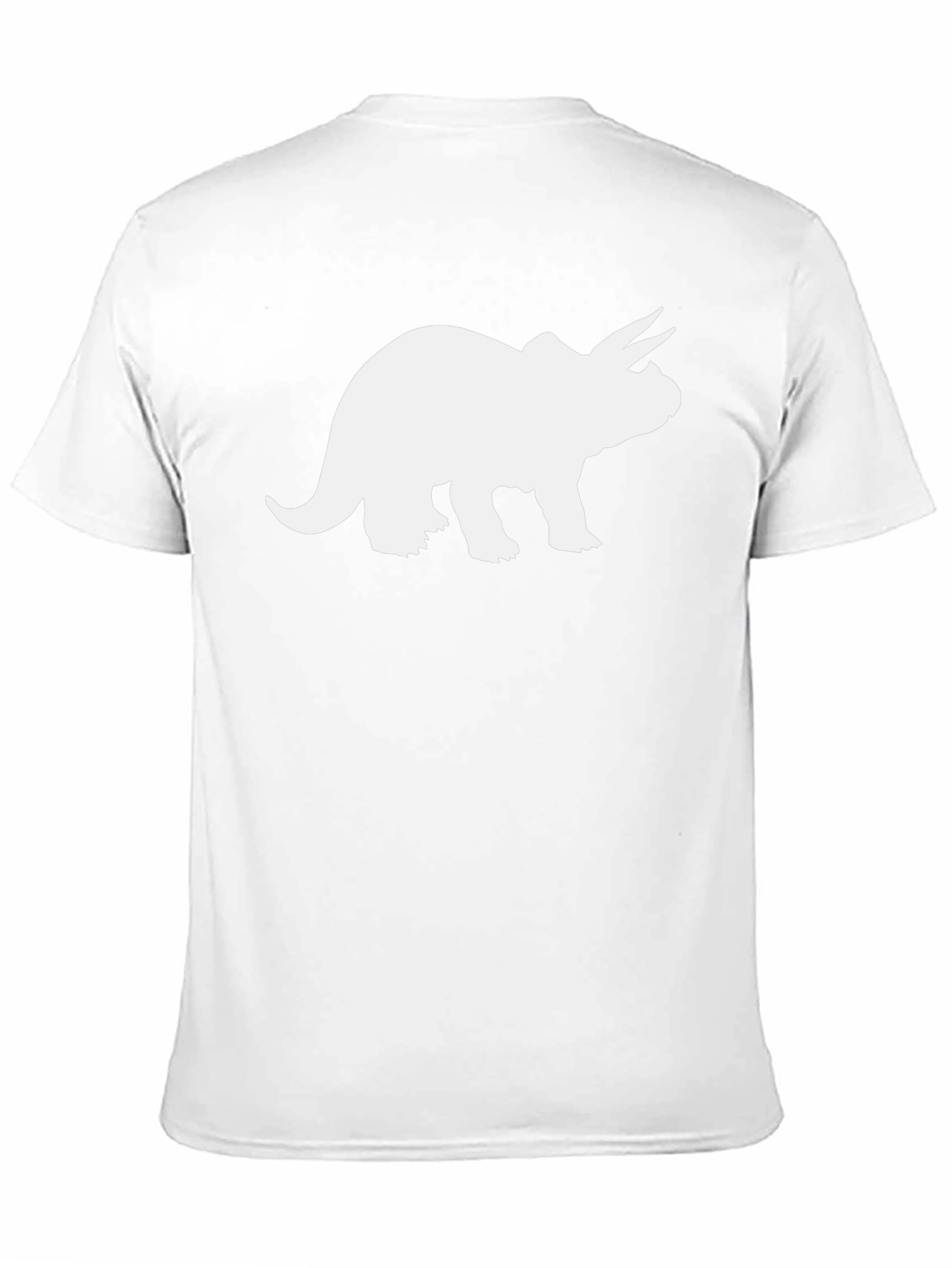 Triceratops Silhouette Graphic T-Shirt
