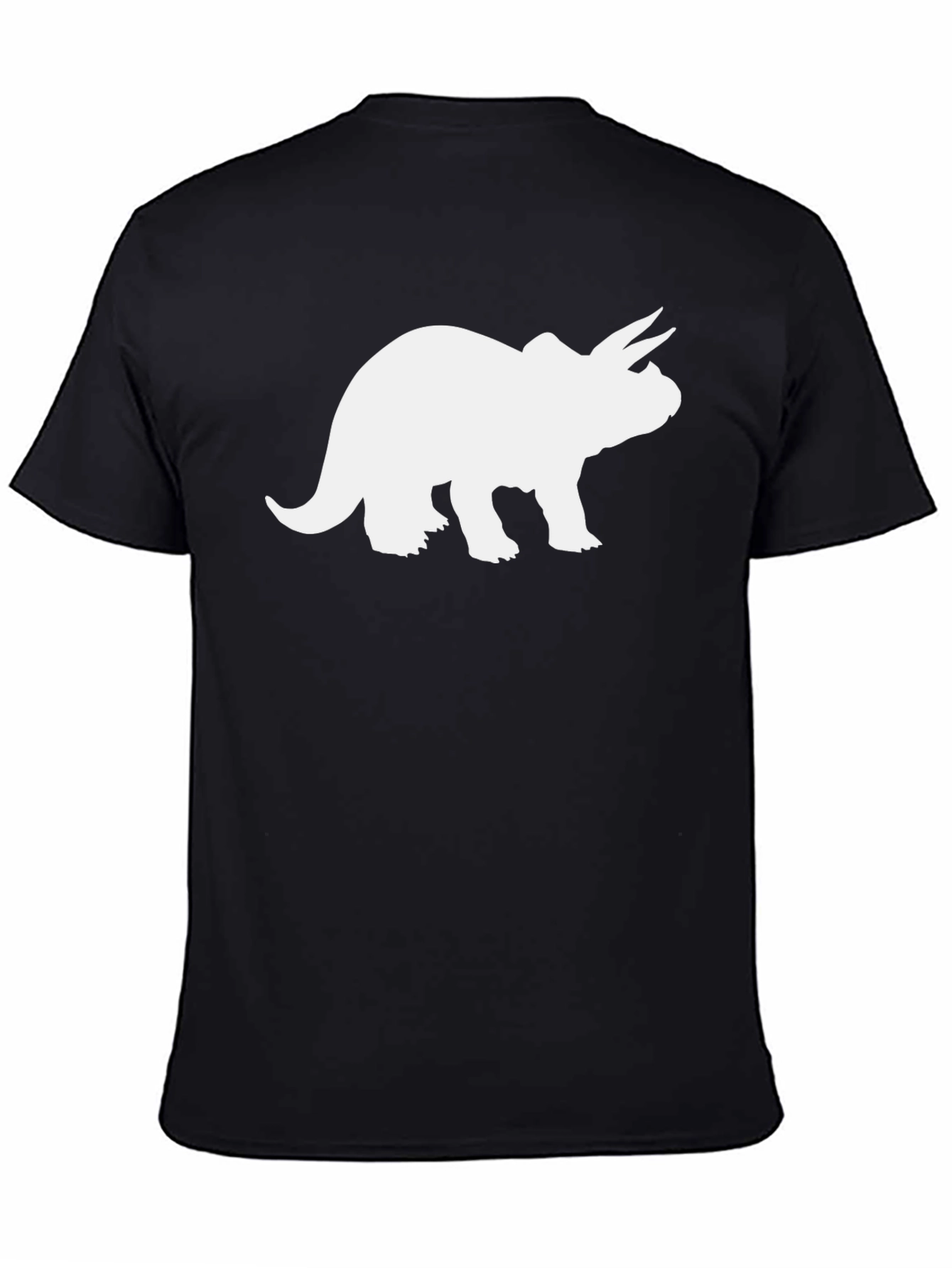 Triceratops Silhouette Graphic T-Shirt