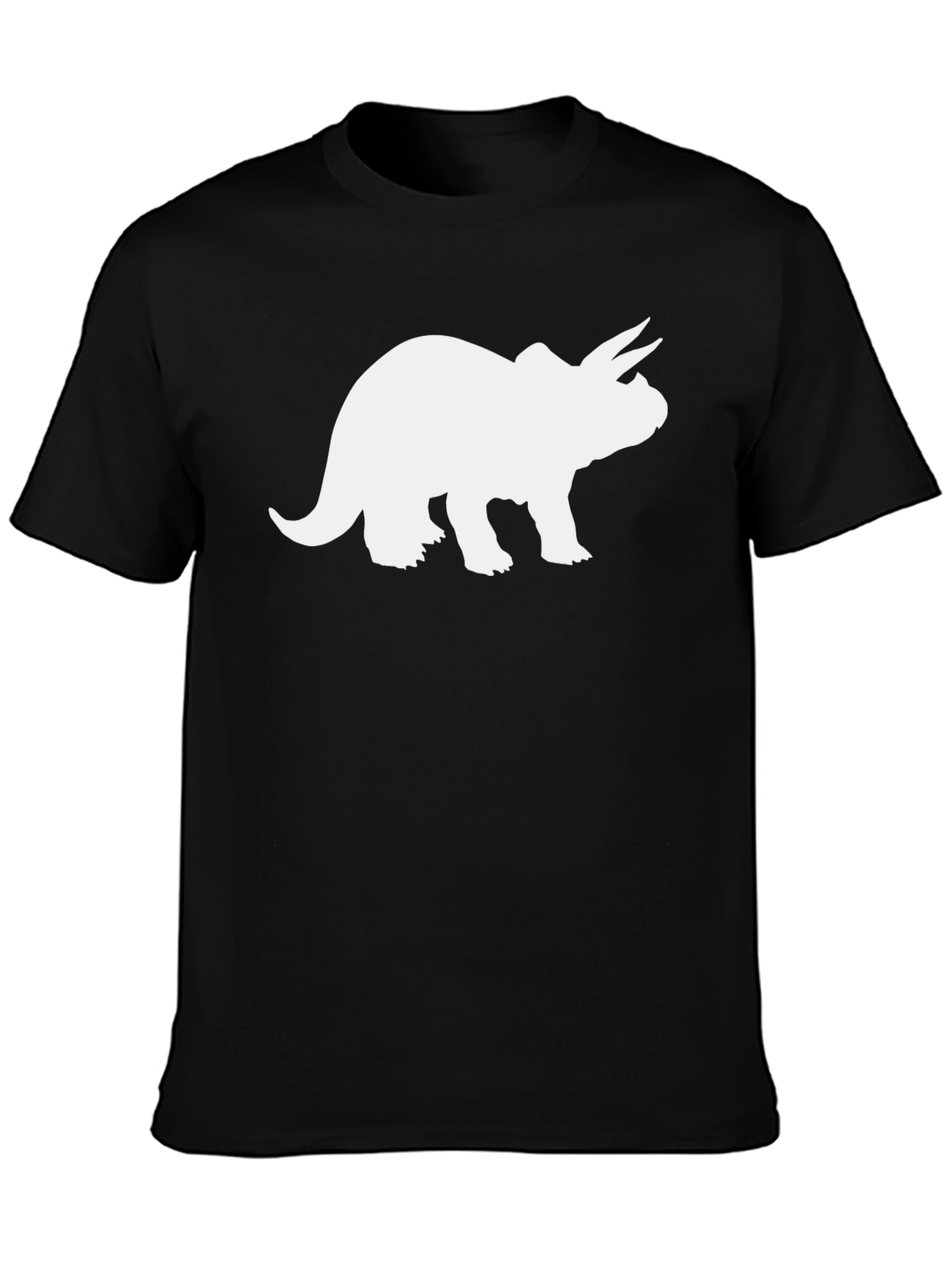 Triceratops Silhouette Graphic T-Shirt