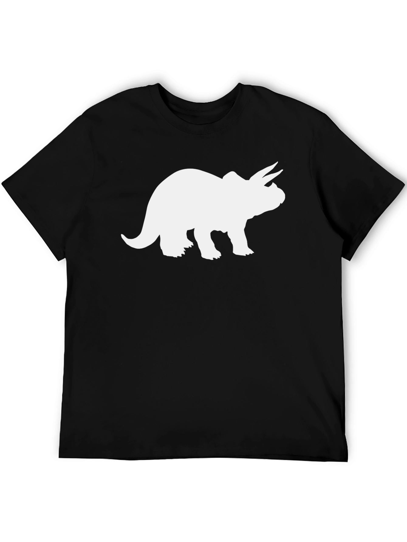 Triceratops Silhouette Graphic T-Shirt