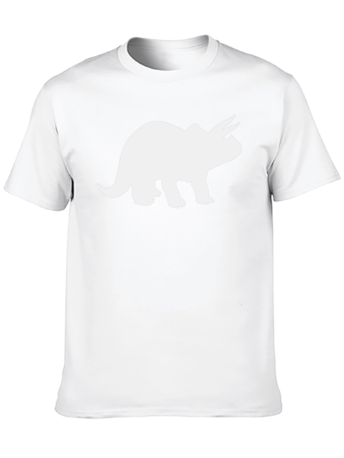 Triceratops Silhouette Graphic T-Shirt