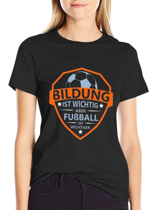 Education Vs Soccer Graphic Tee
