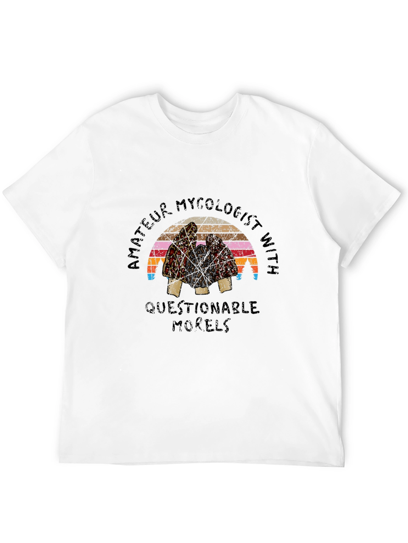 Amateur Mycologist Morel Mushroom Graphic Tee