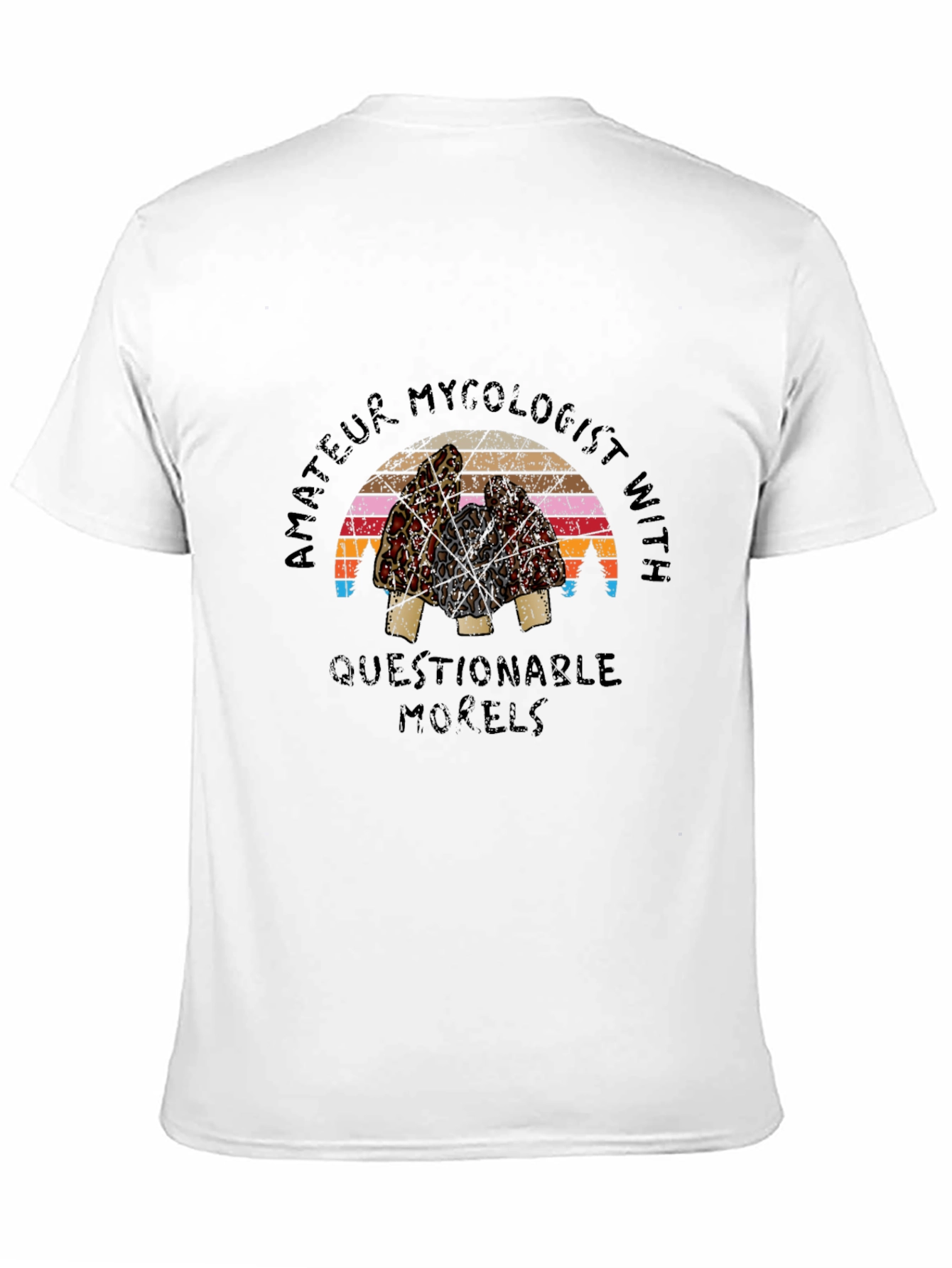 Amateur Mycologist Morel Mushroom Graphic Tee
