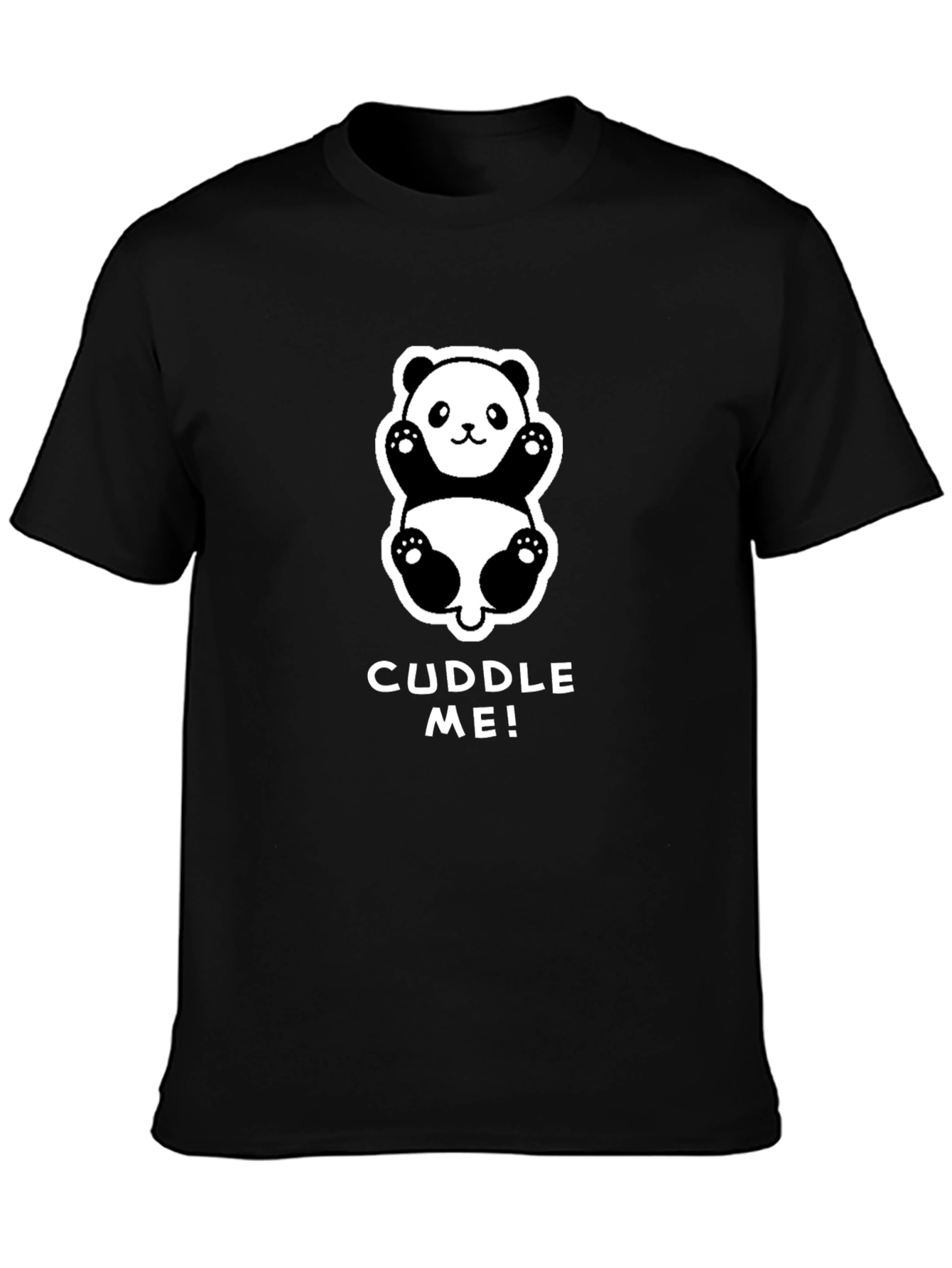 Cuddle Me! Panda Graphic Tee - Soft & Cute