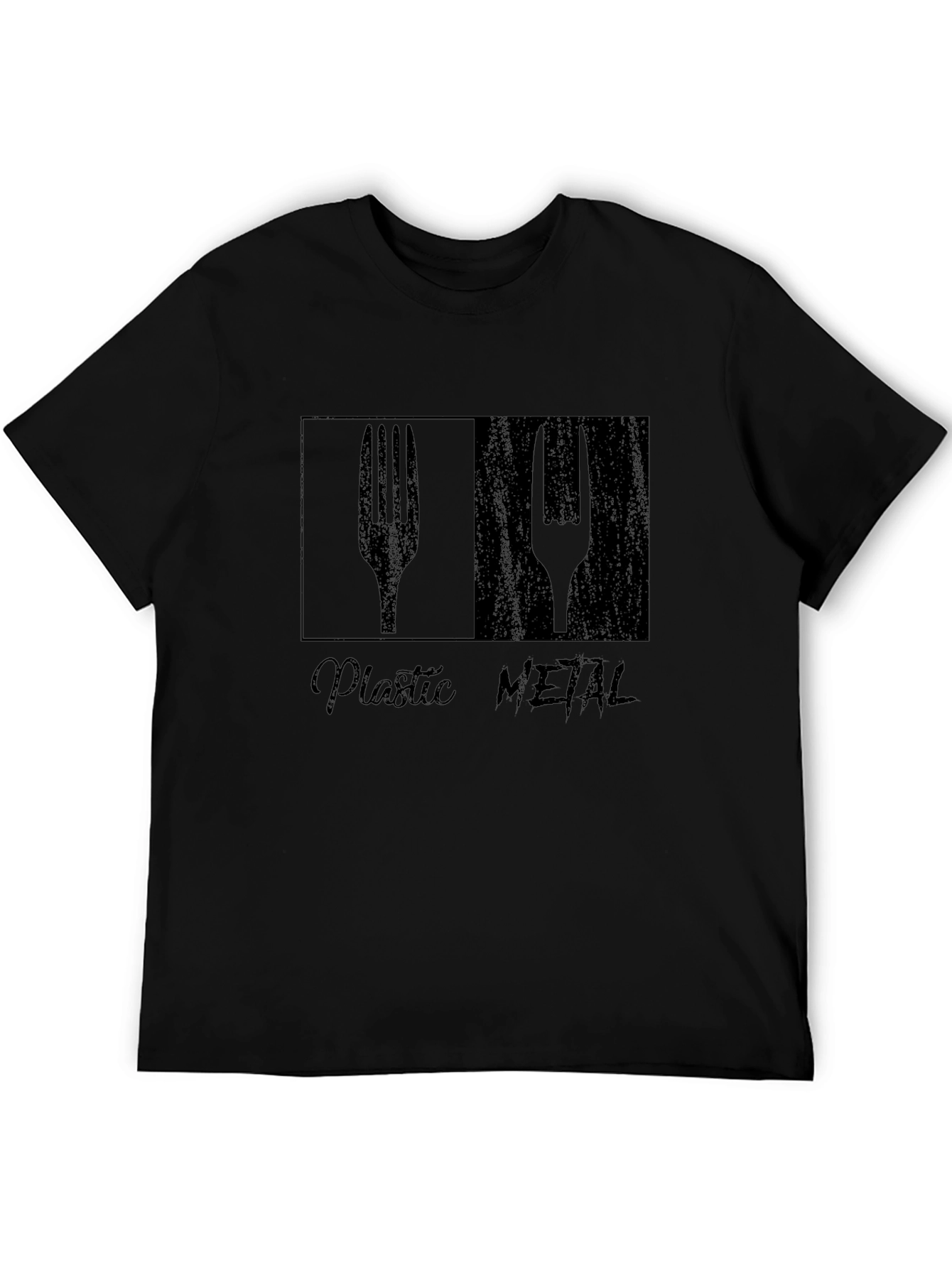 Plastic Metal T-Shirt - Heavy Humor Tee