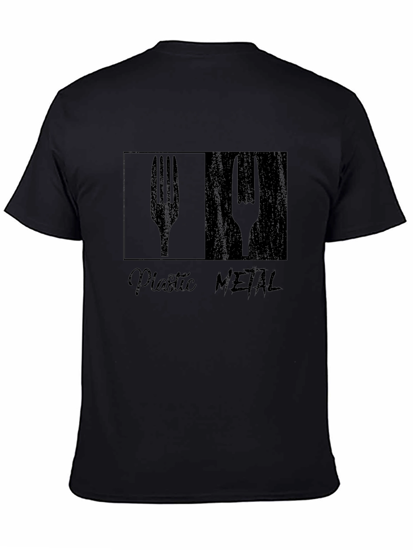 Plastic Metal T-Shirt - Heavy Humor Tee