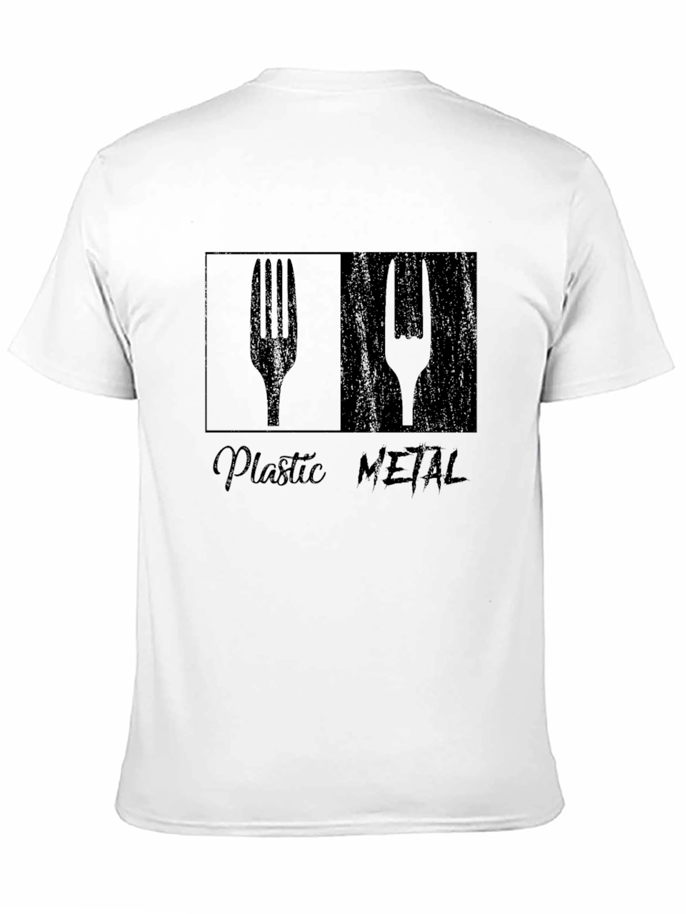 Plastic Metal T-Shirt - Heavy Humor Tee