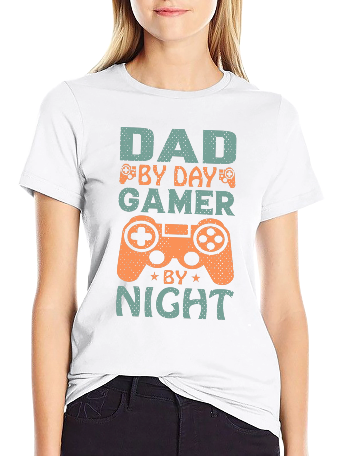 Dad By Day Gamer By Night Graphic Tee