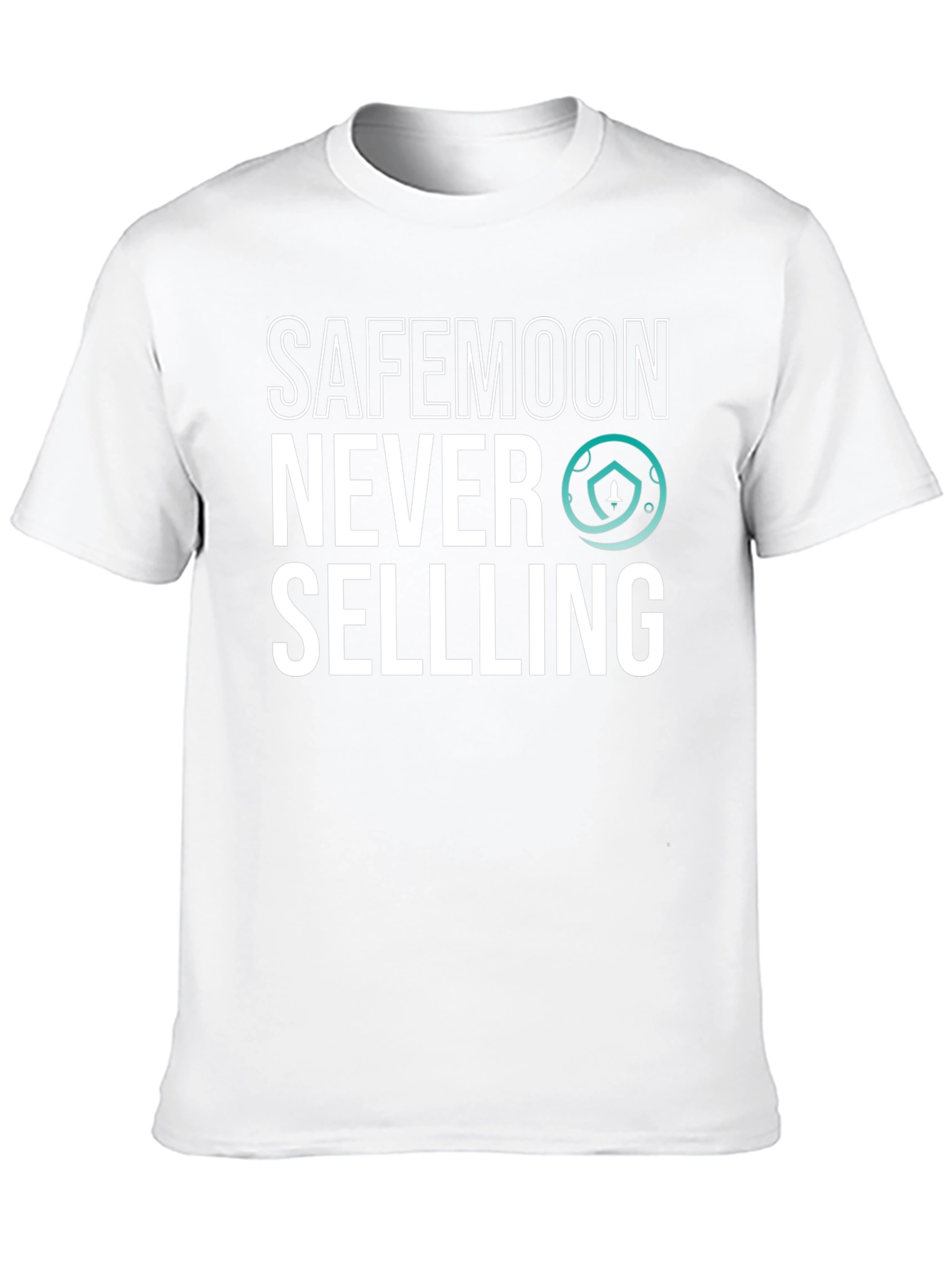 Safemoon Never Selling Black T-Shirt