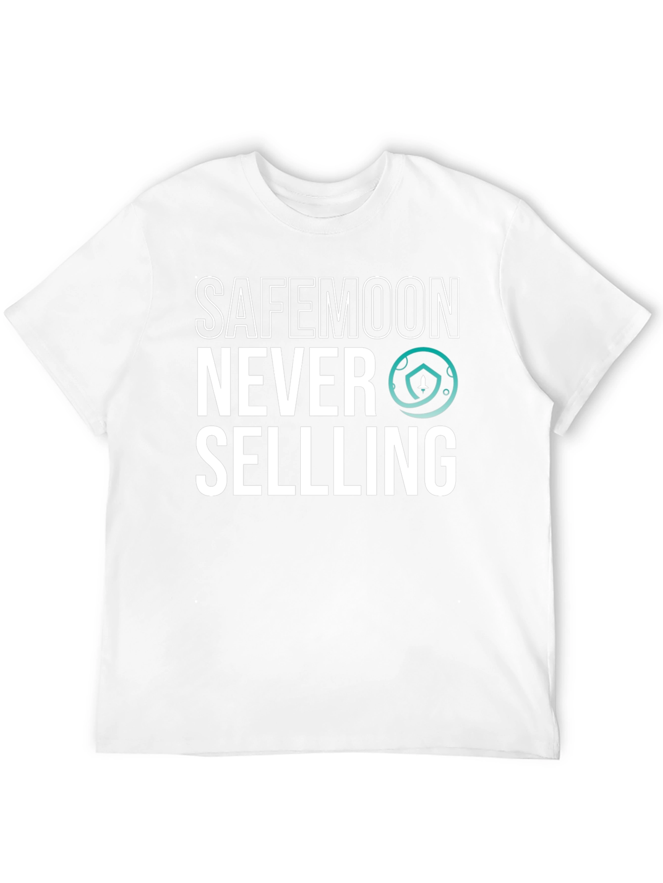 Safemoon Never Selling Black T-Shirt