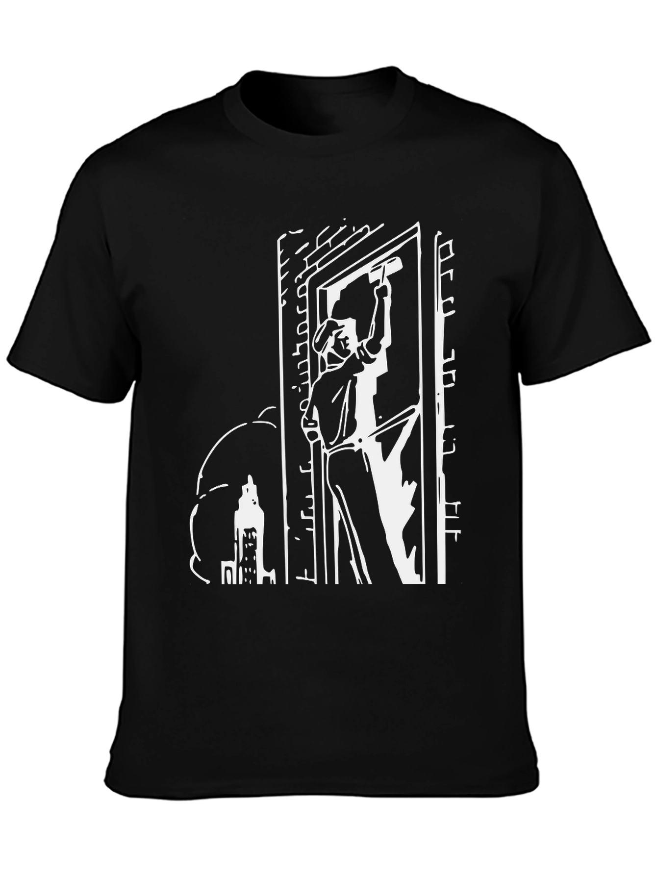 Retro Window Washer Graphic Tee