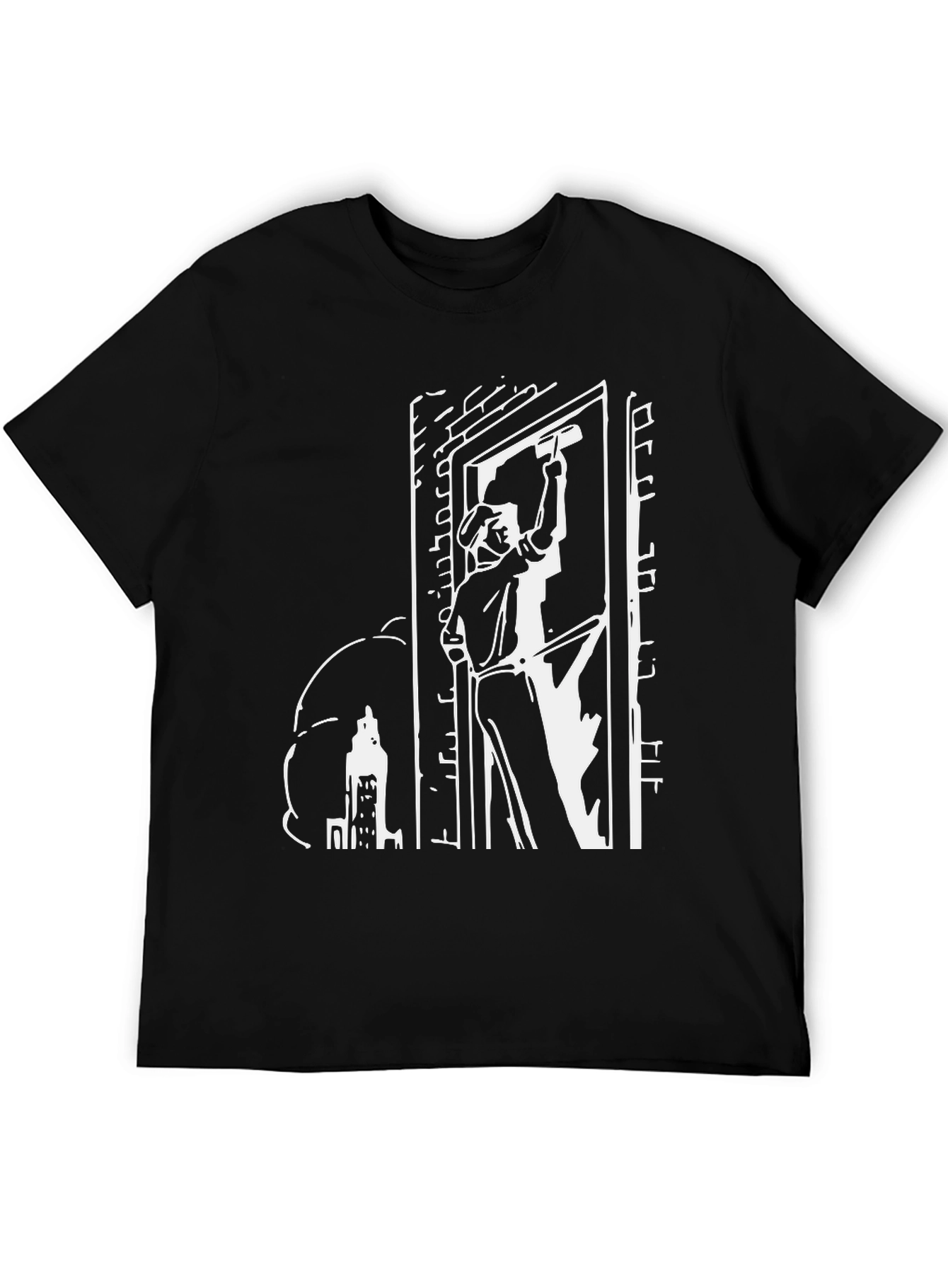 Retro Window Washer Graphic Tee