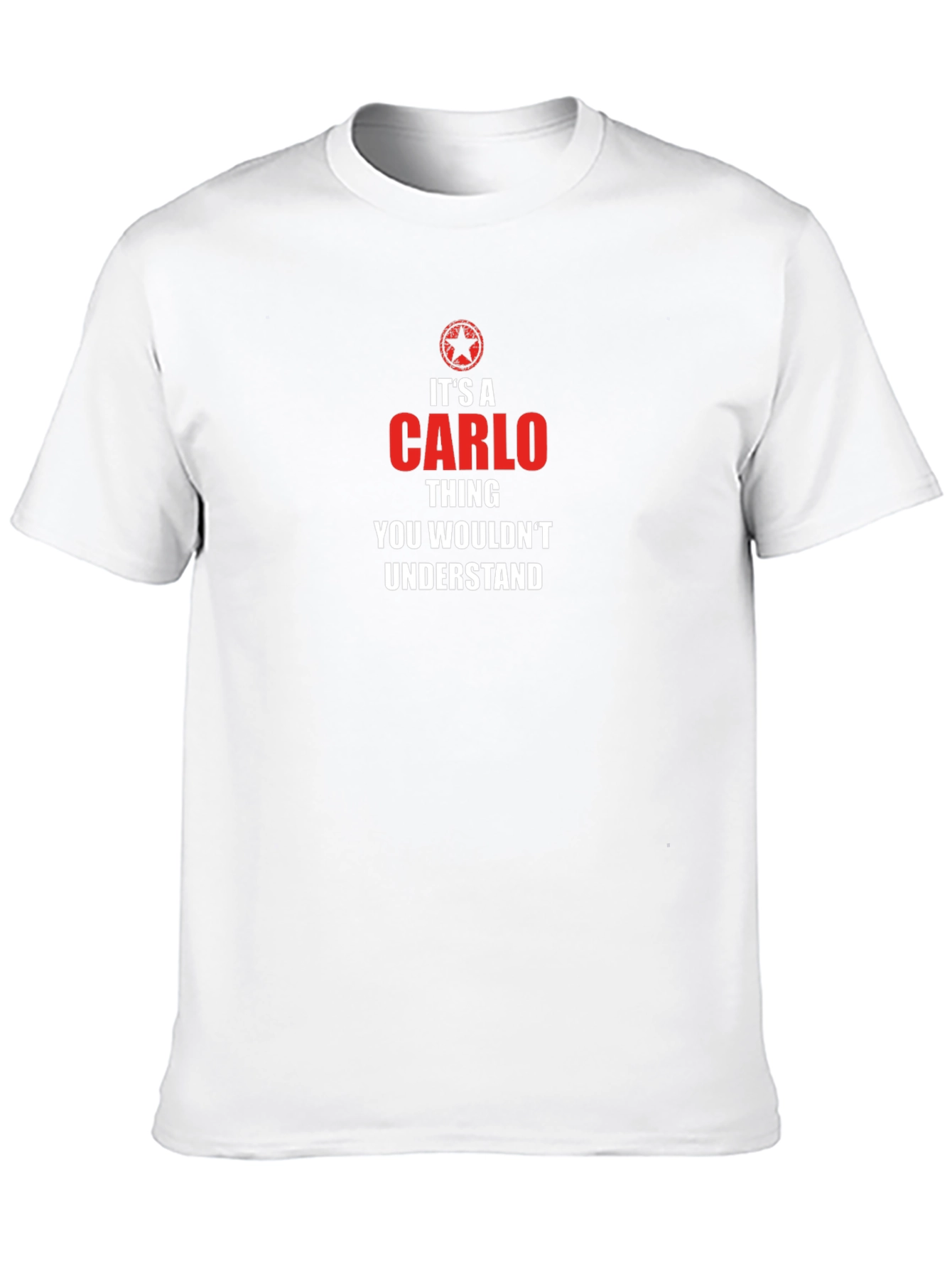 Its a Carlo Thing T-Shirt - Unique Name Tee