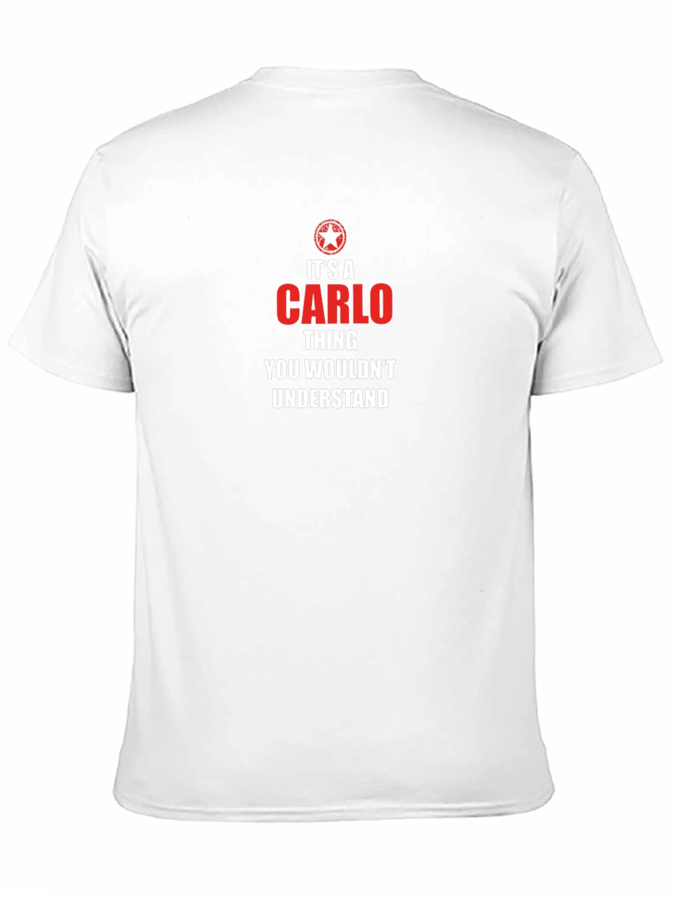 Its a Carlo Thing T-Shirt - Unique Name Tee