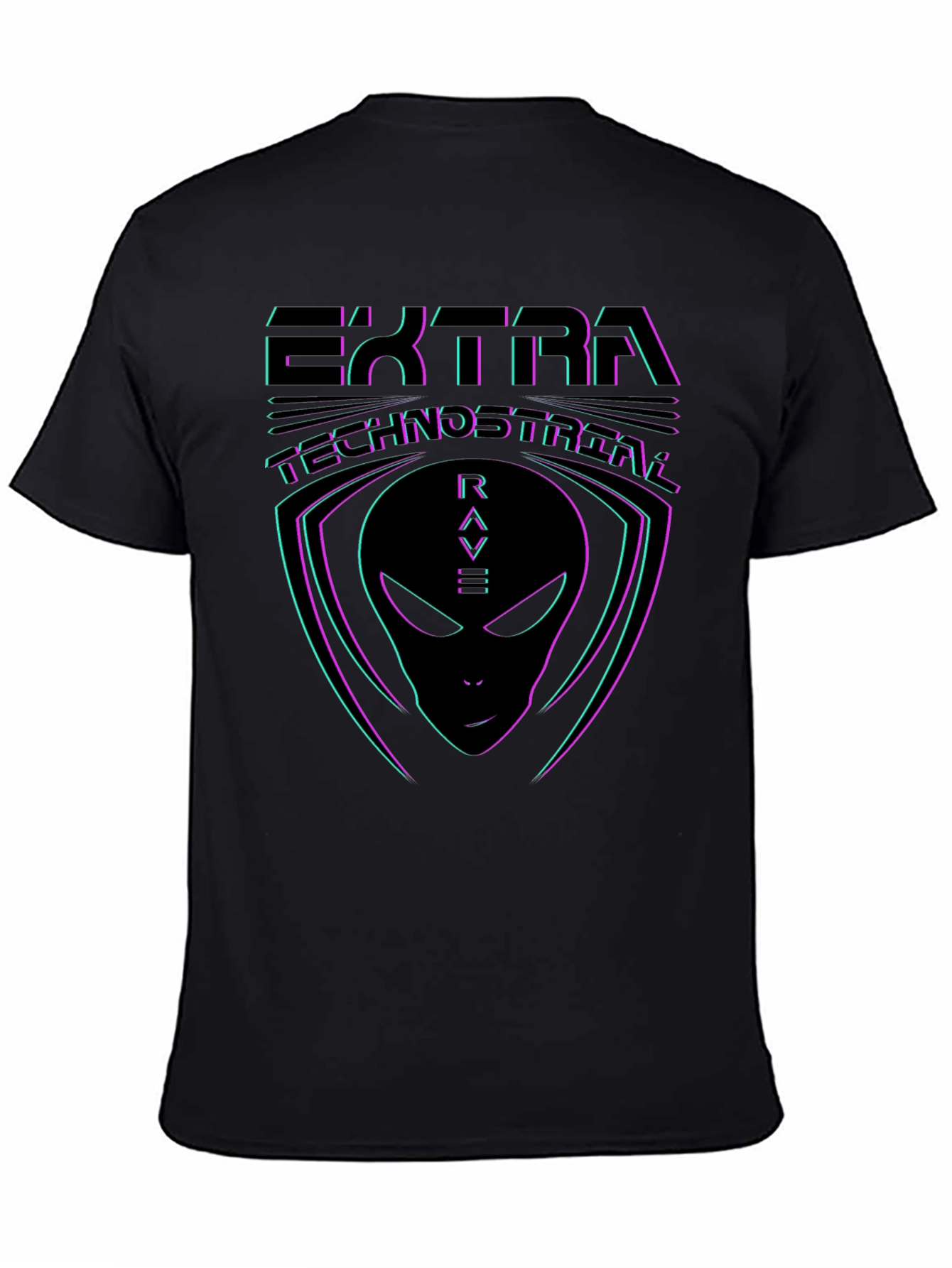 Extra Rave Alien Graphic T-Shirt