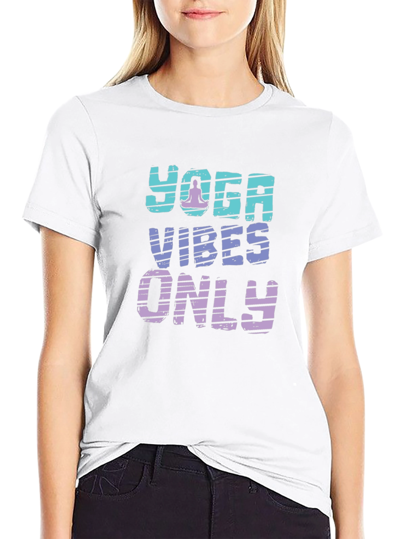 Yoga Vibes Only Graphic Tee - Unisex