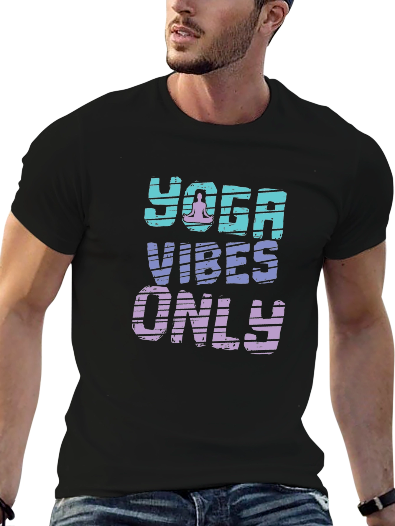 Yoga Vibes Only Graphic Tee - Unisex