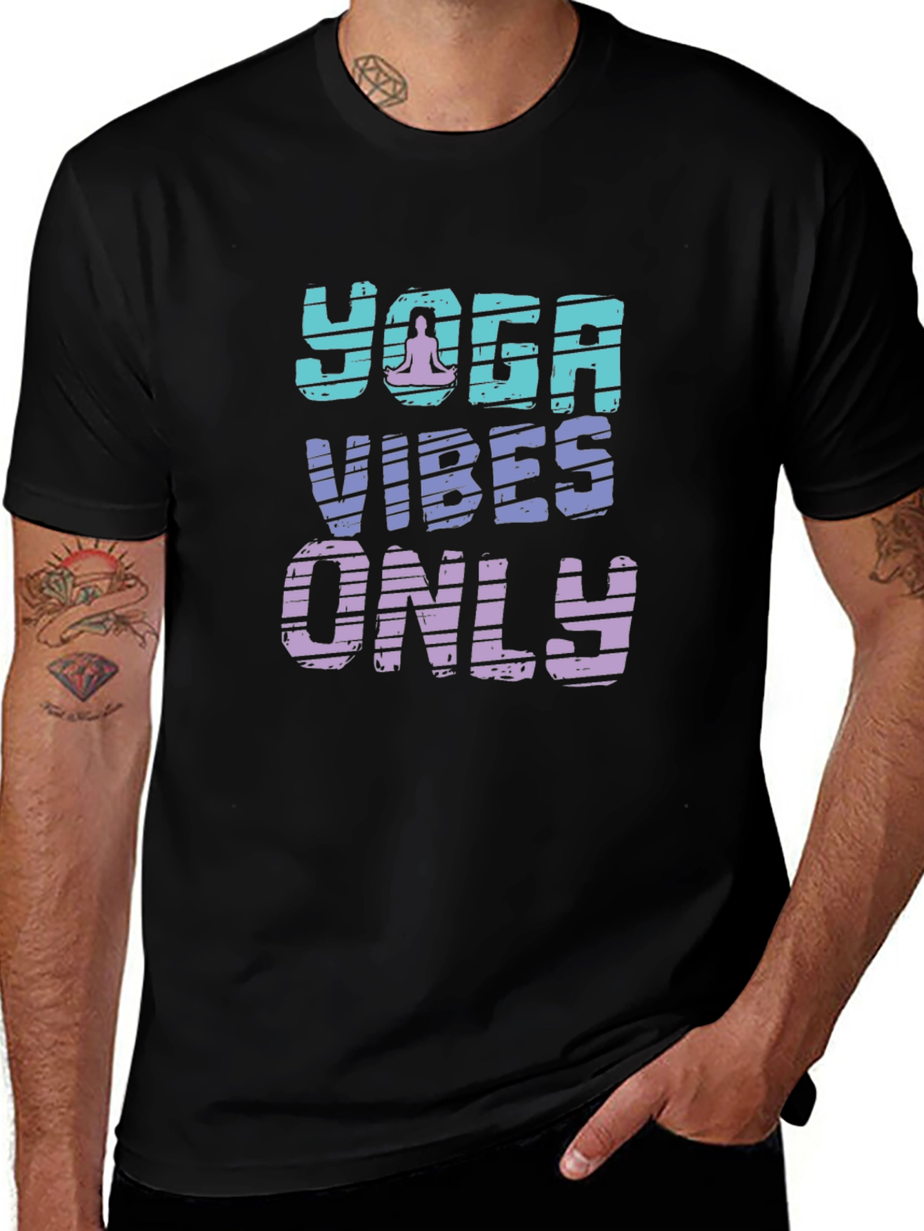 Yoga Vibes Only Graphic Tee - Unisex