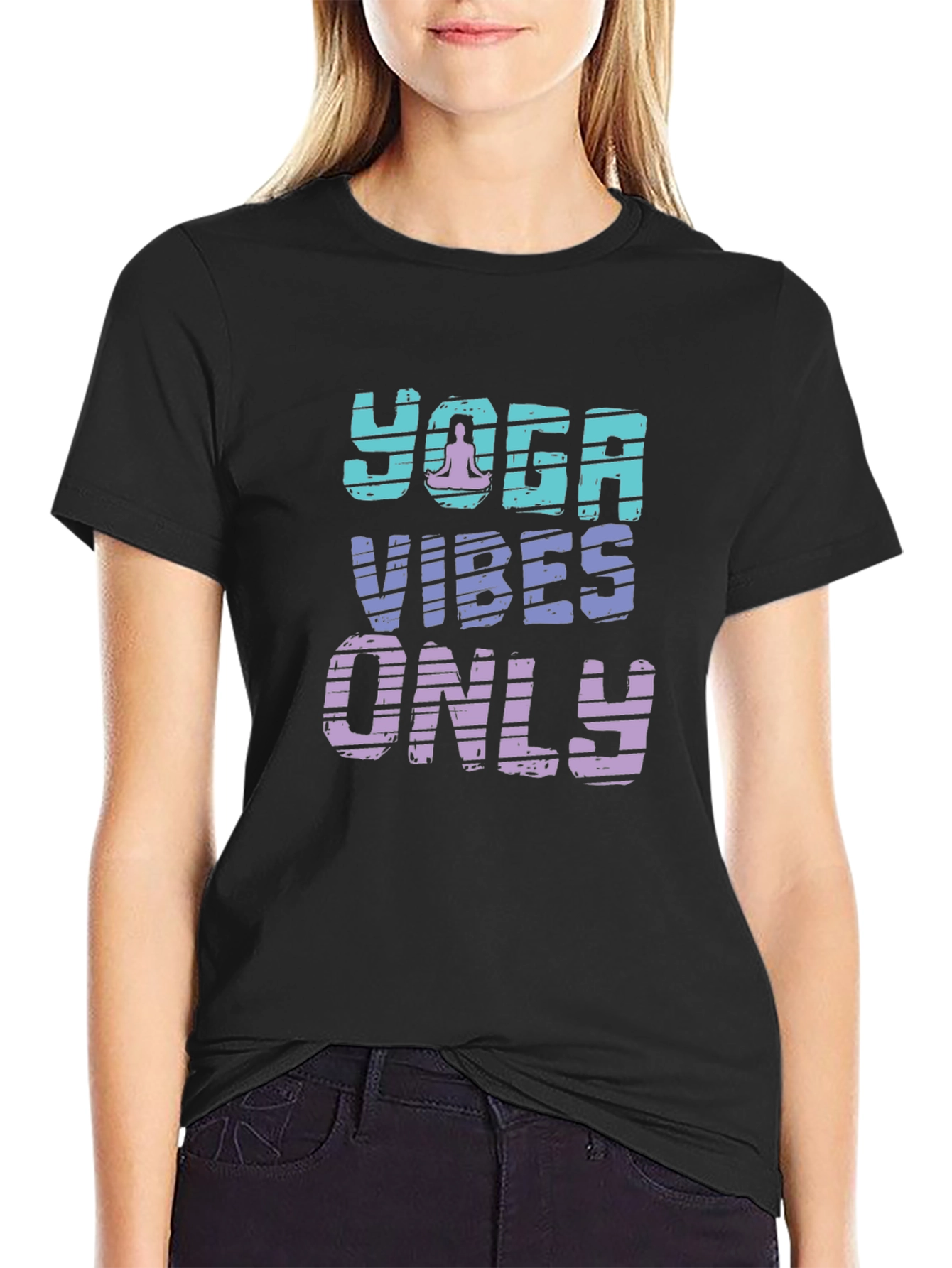 Yoga Vibes Only Graphic Tee - Unisex