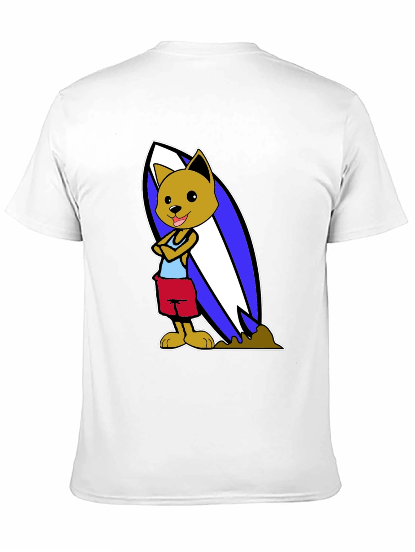 Dog Surfer Graphic T-Shirt