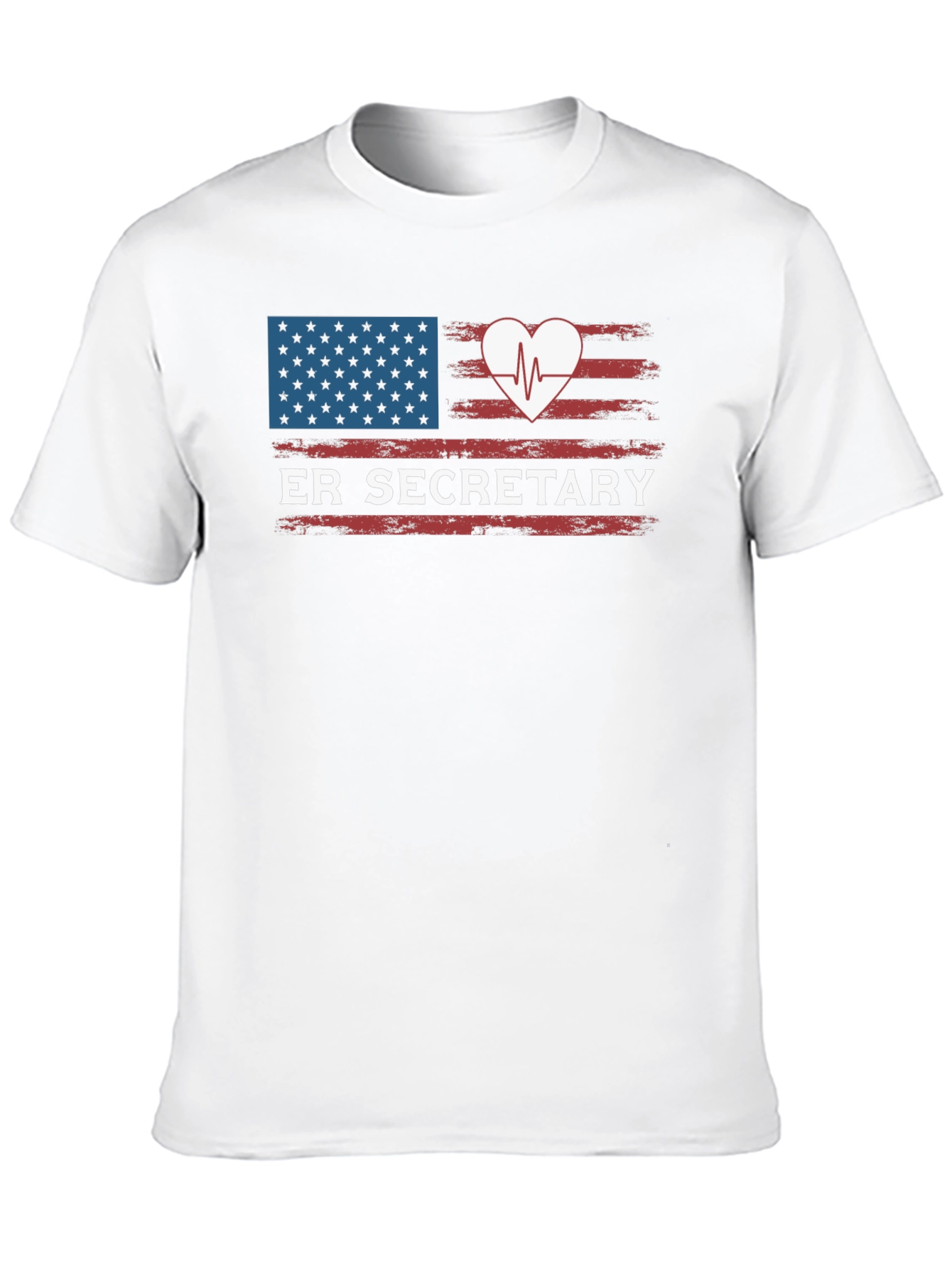 ER Secretary American Flag T-Shirt