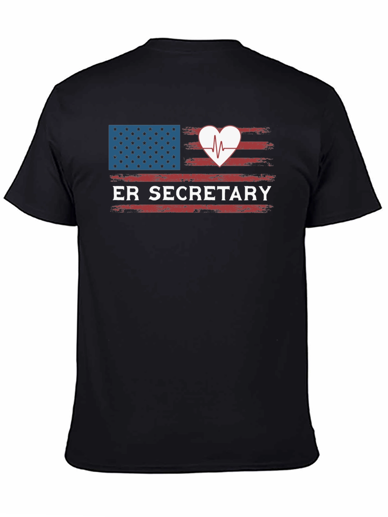 ER Secretary American Flag T-Shirt