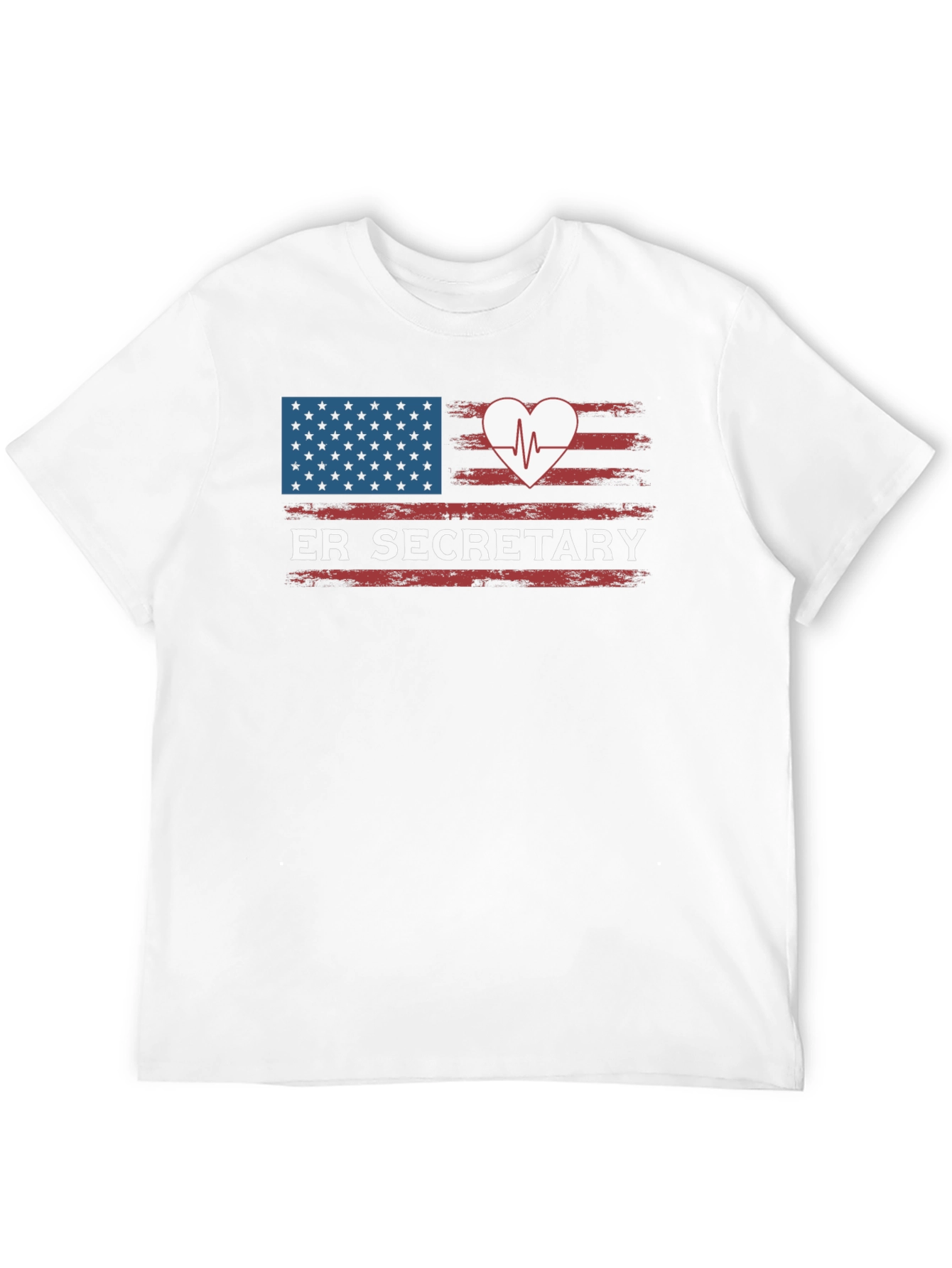 ER Secretary American Flag T-Shirt