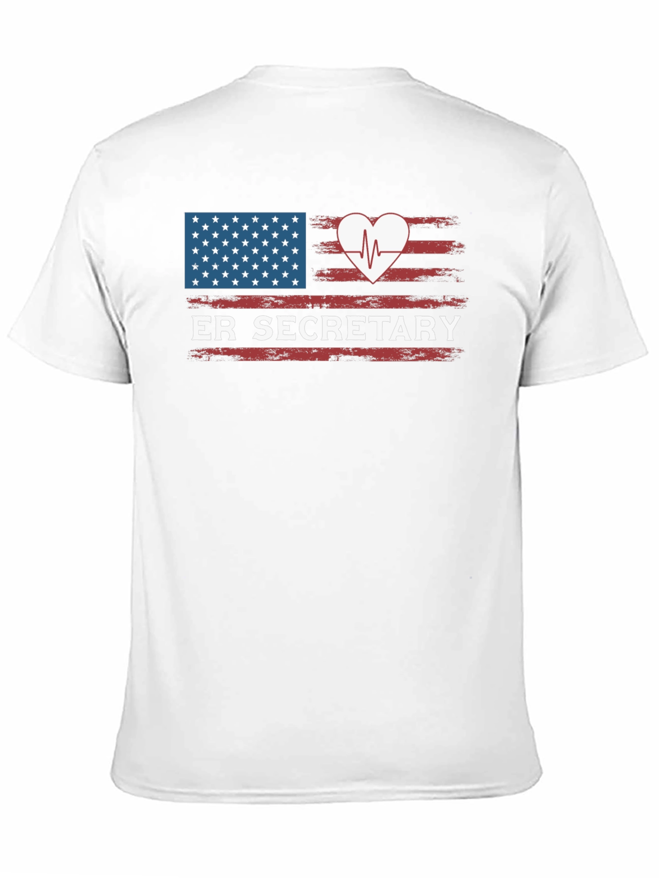 ER Secretary American Flag T-Shirt