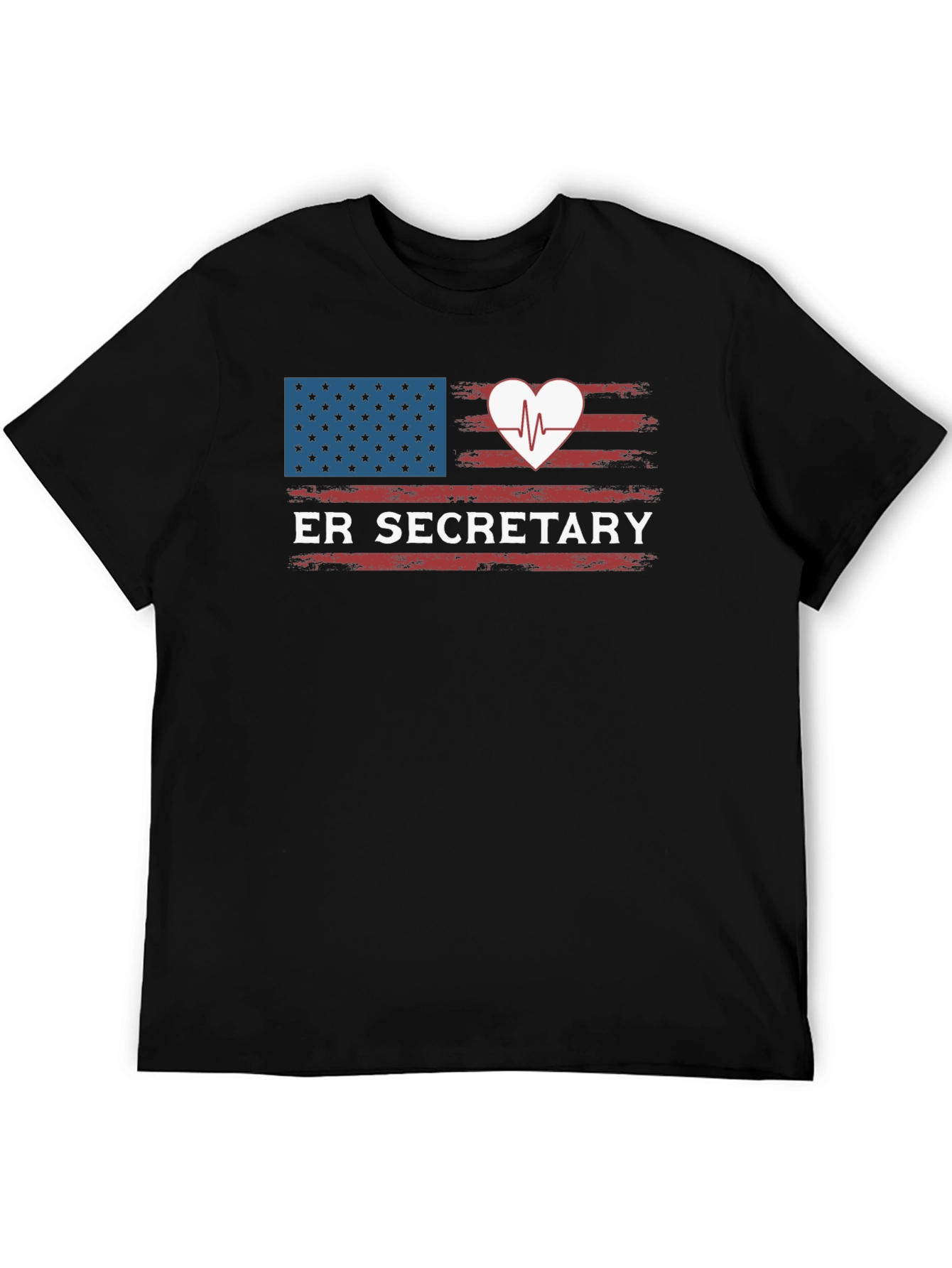 ER Secretary American Flag T-Shirt