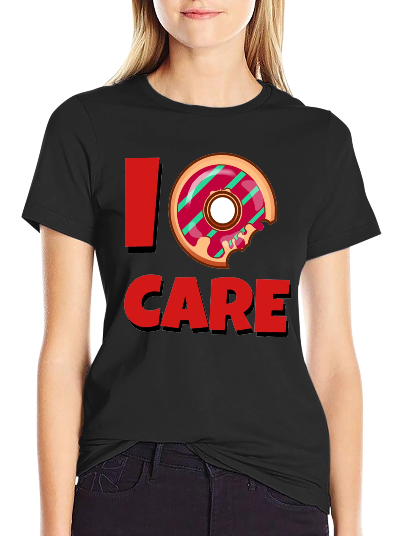 I Donut Care Graphic T-Shirt