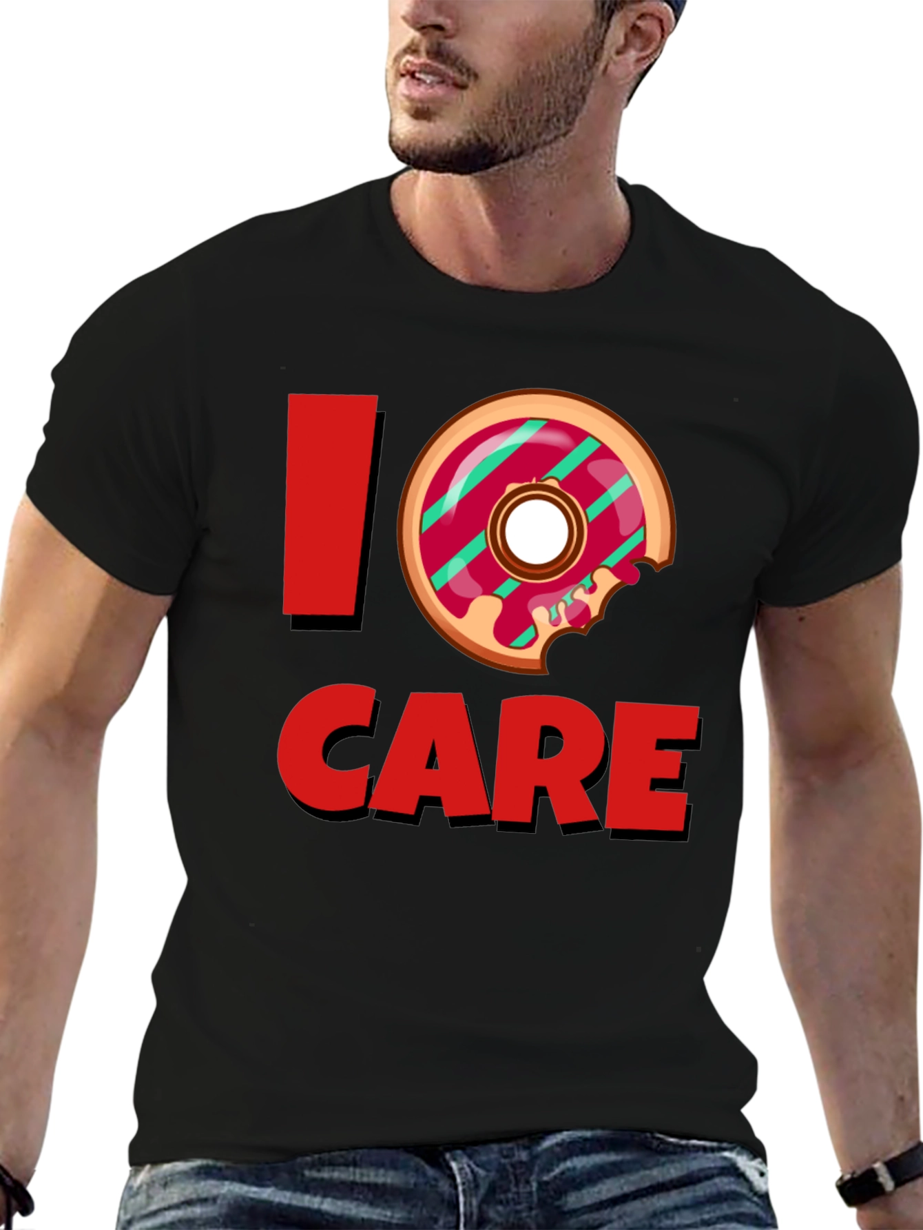 I Donut Care Graphic T-Shirt