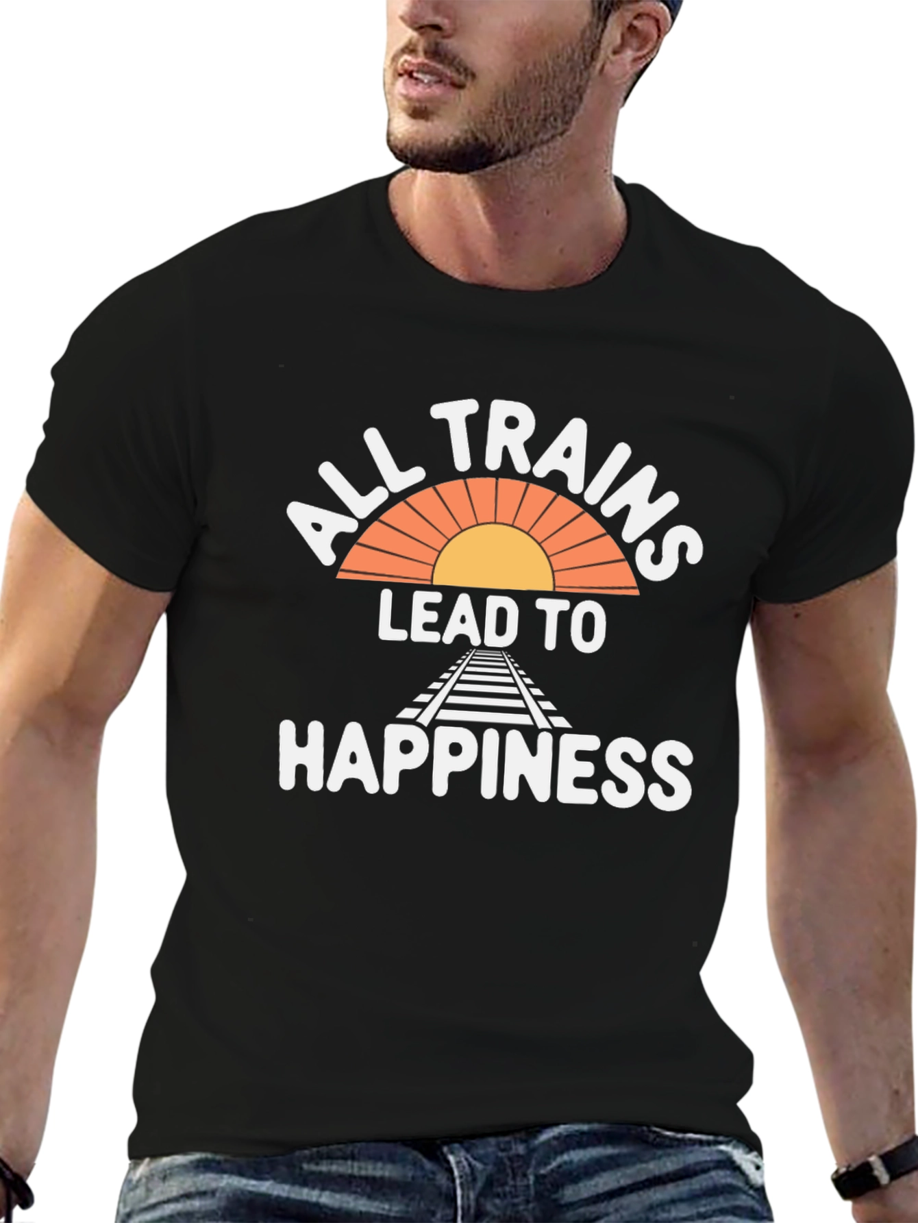 All Trains Lead to Happiness T-Shirt